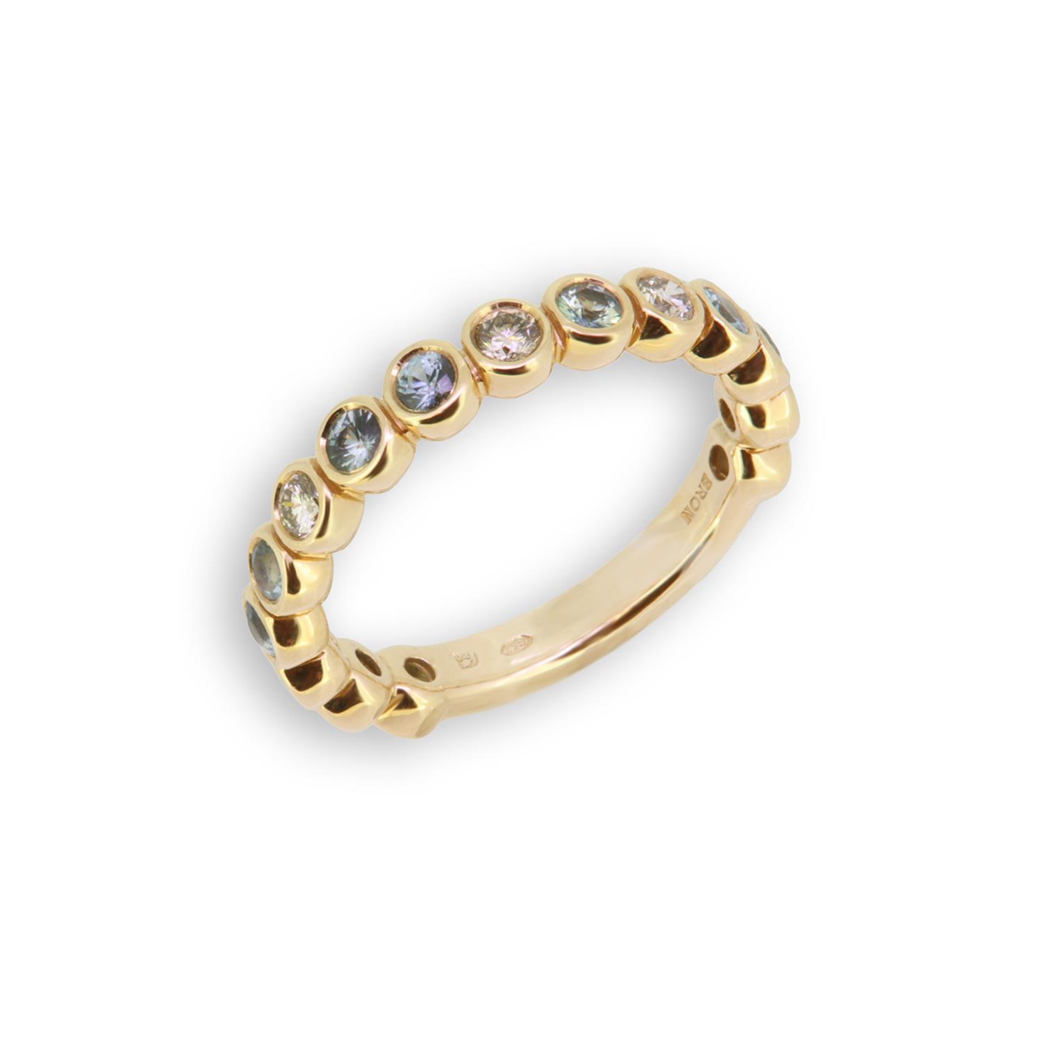 Ring Confetti Silk Saphire Roségold - Bron - 8RR4839SILK