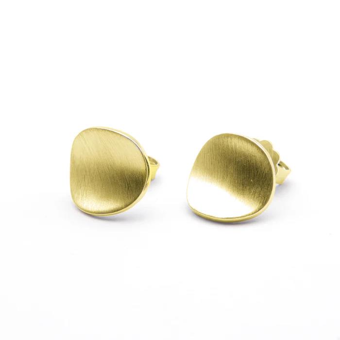 Ohrstecker Closed 925 Silber goldplattiert - Noen - 96201