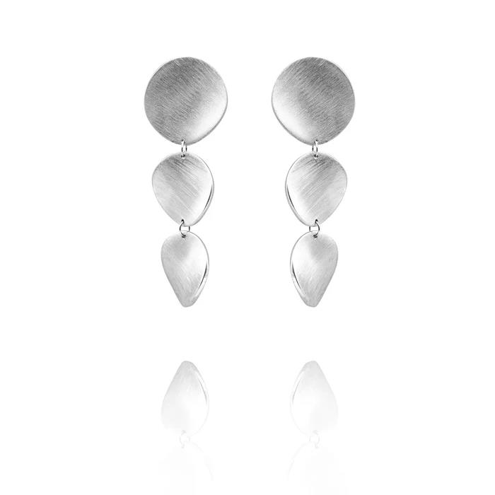 Ohrschmuck Closed Groß 925 Silber - Noen - 96205rh