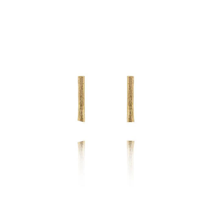 Ohrstecker Forest 925 Silber goldplattiert - Noen - 96212