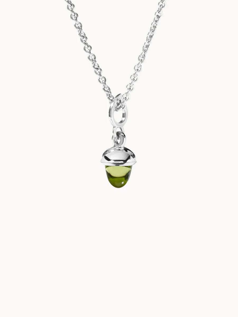 Anhänger MiniMikado Peridot 18K Weißgold - Tamara Comolli - P-mMC-Per-wg