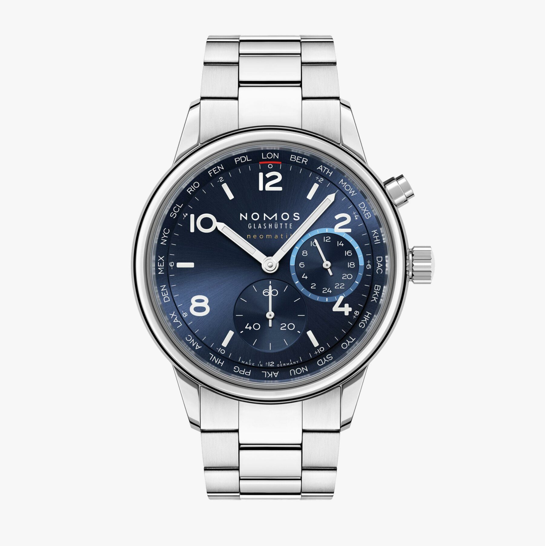 790 Club Weltzeit Automatik 40 mm - NOMOS Glashütte - U-790
