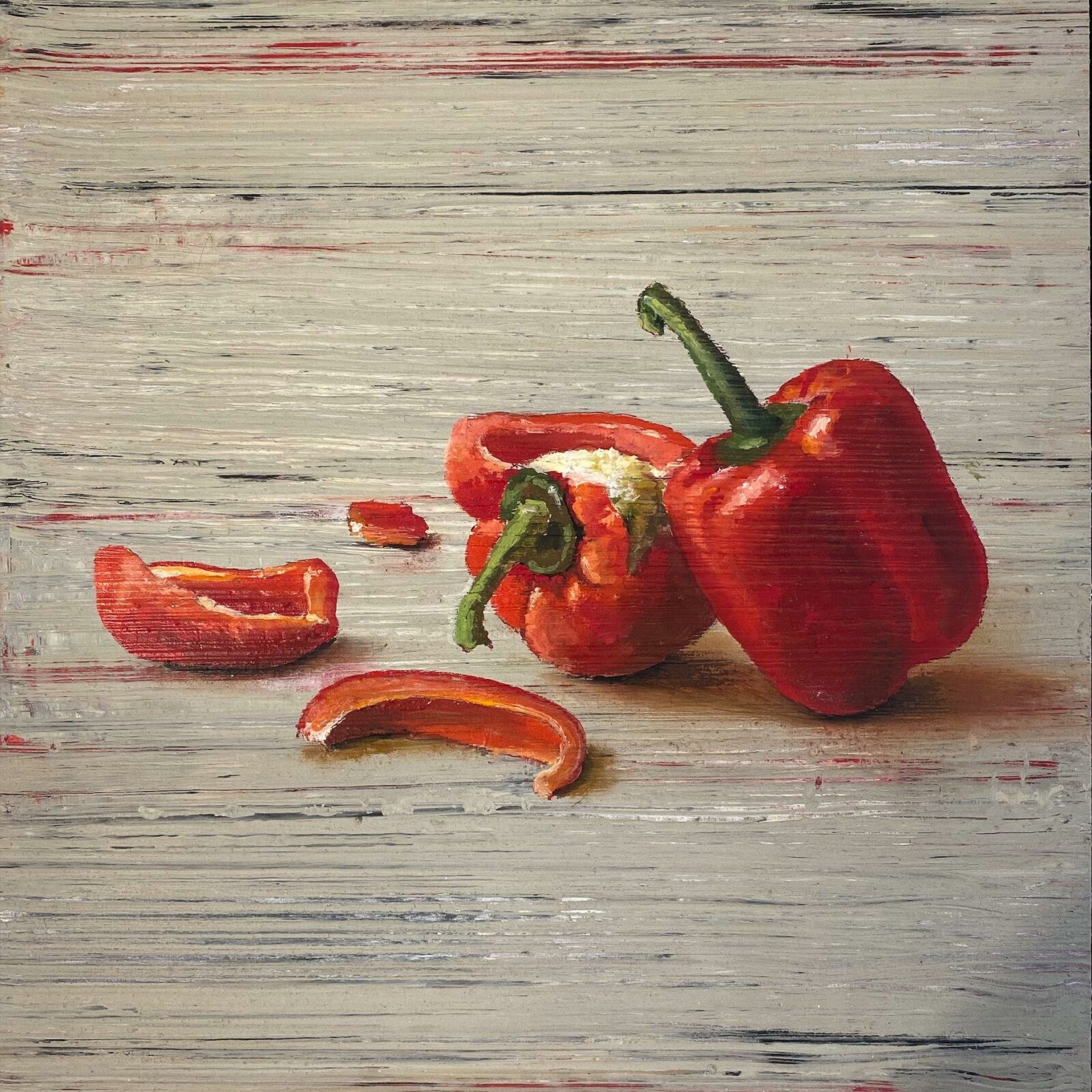 Zwei rote Paprika - Lauterjung, Michael - k-2507ML01
