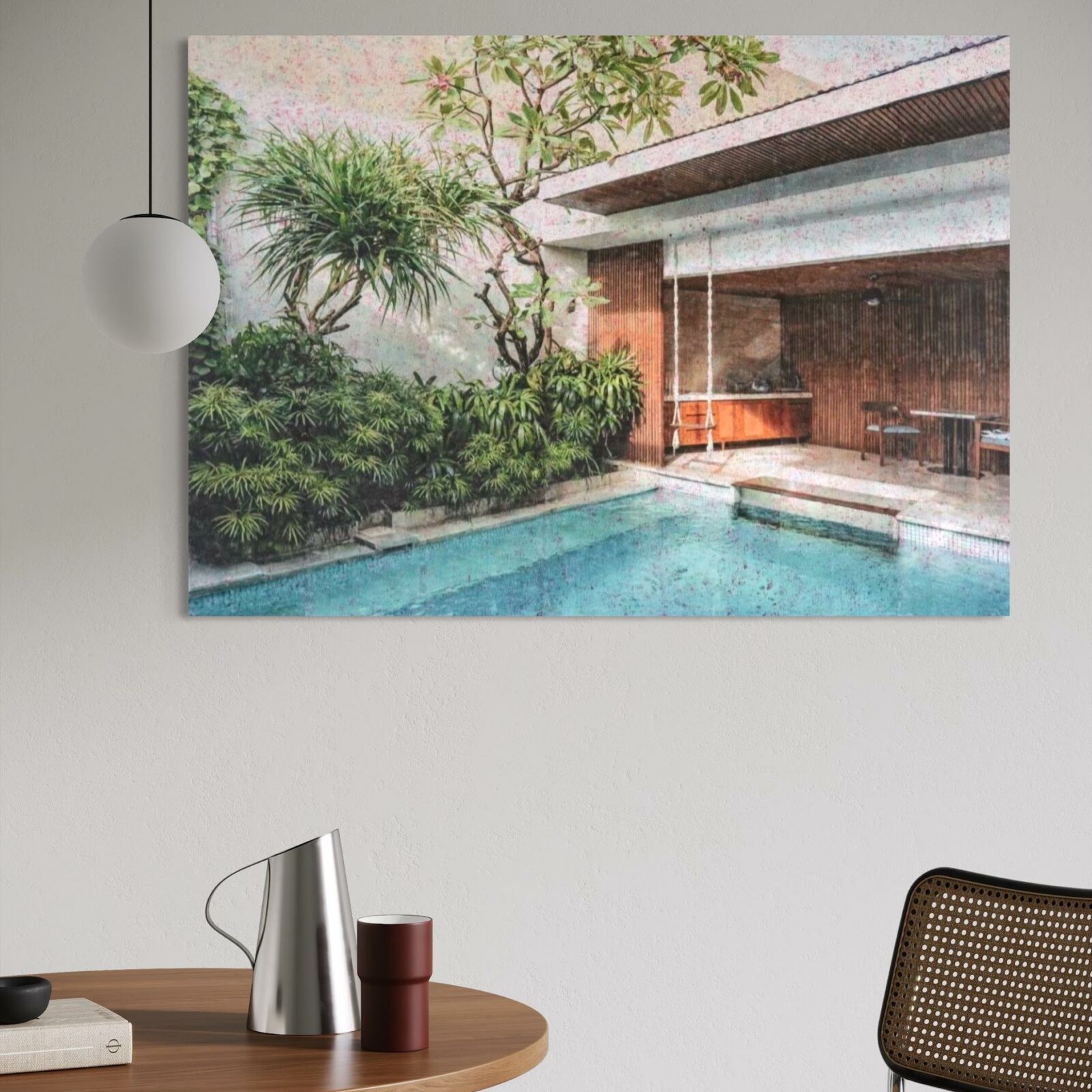 Pool mit Schaukel - Petschat, Ralph-J. - k-2507RP04
