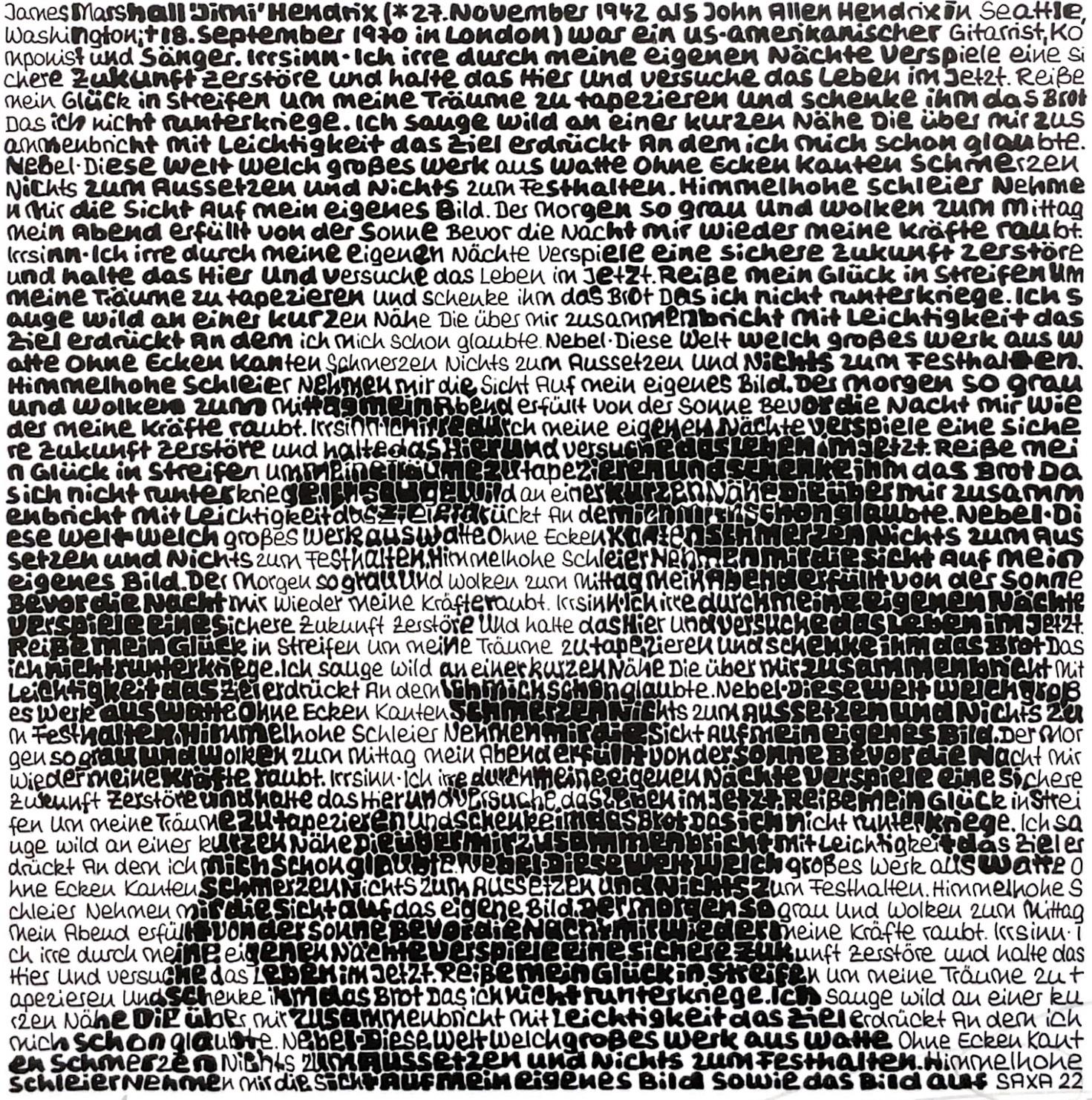 Jimi Hendrix Mini - SAXA - k-2507SAXA03