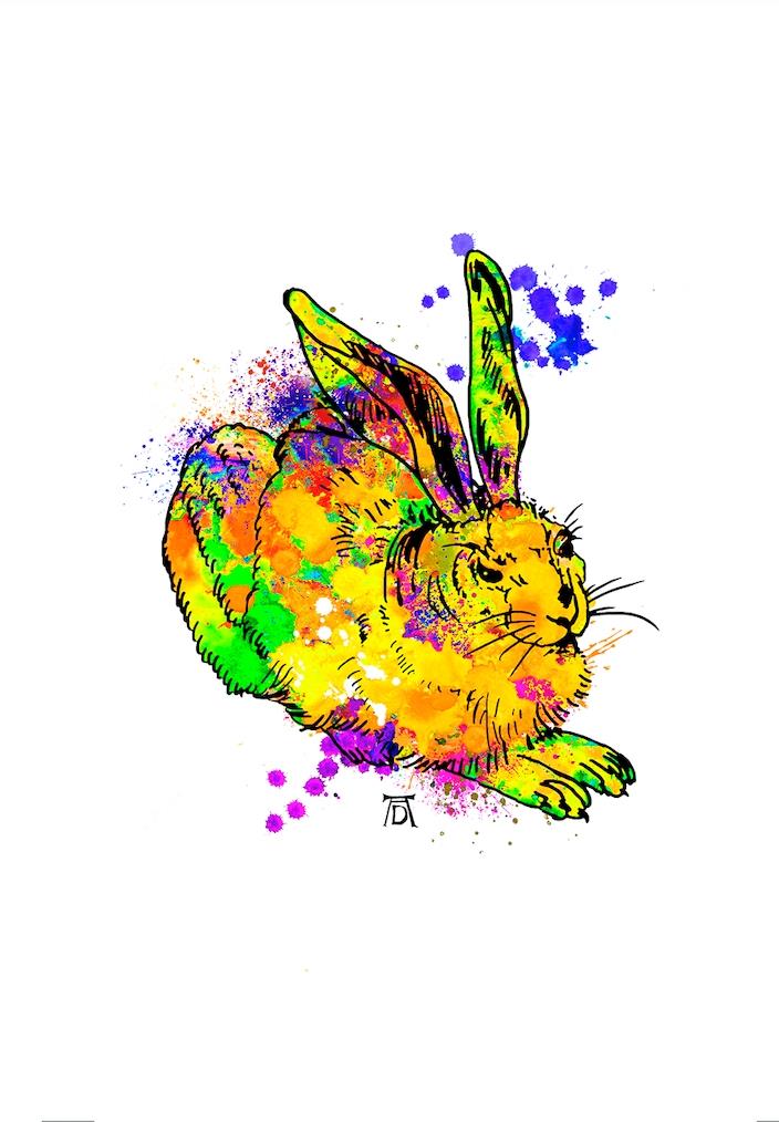 Osterhase gelb, klein - Osten, Birgit - k-BO129