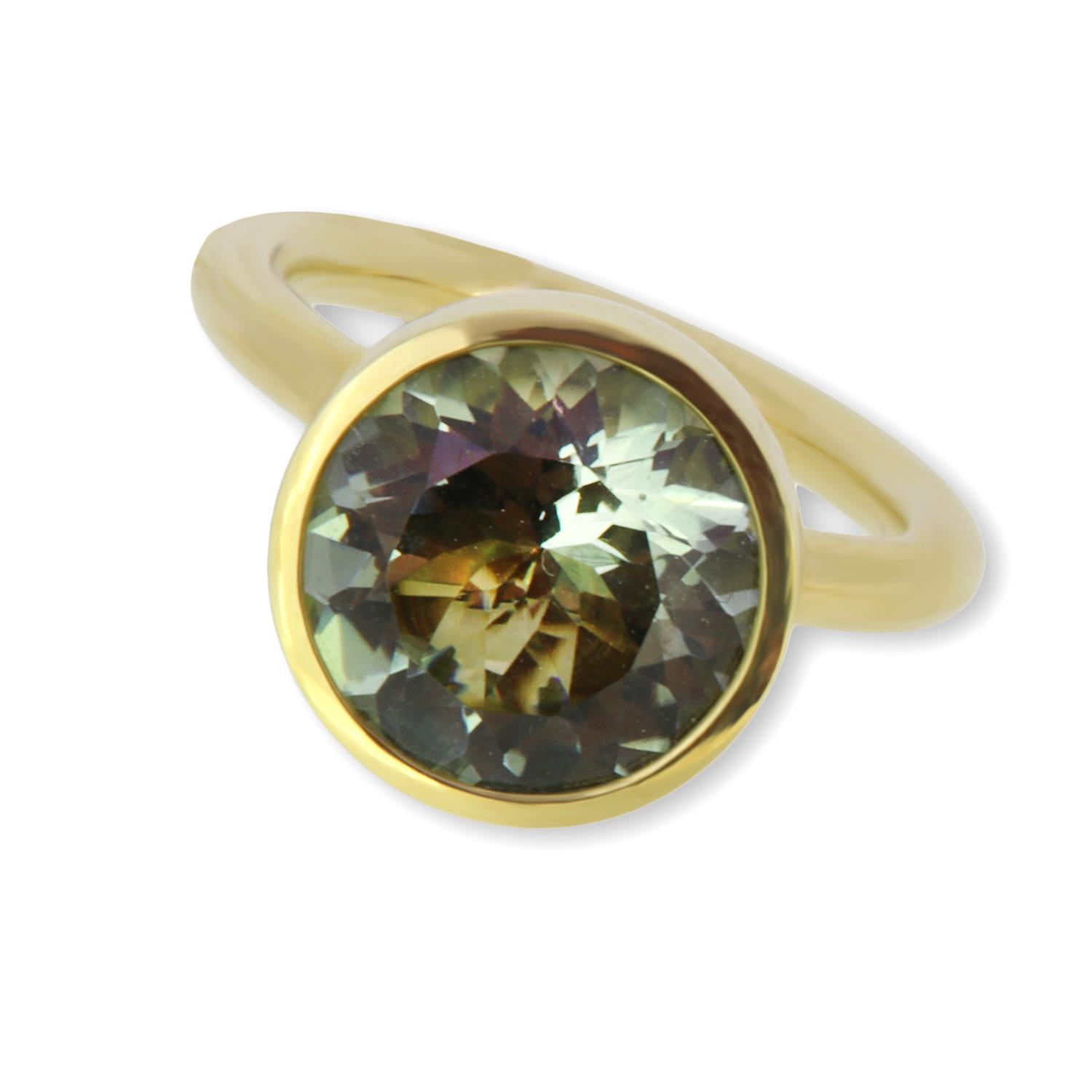 Ring Twiggy 12mm Citrin 18K Gelbgold - Georg Spreng - 321spre07-3A