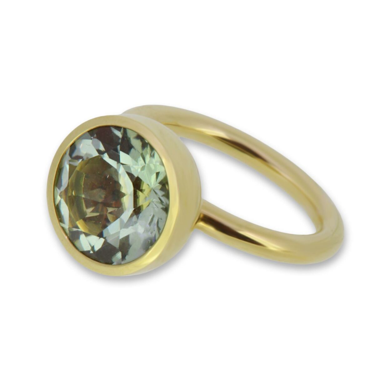 Ring Twiggy 12mm Citrin 18K Gelbgold - Georg Spreng - 321spre07-3A