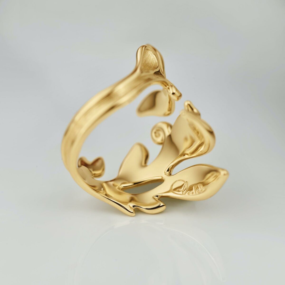 Ring Forest mit Brillant 18K Gelbgold - Ole Lynggaard - A3095-401