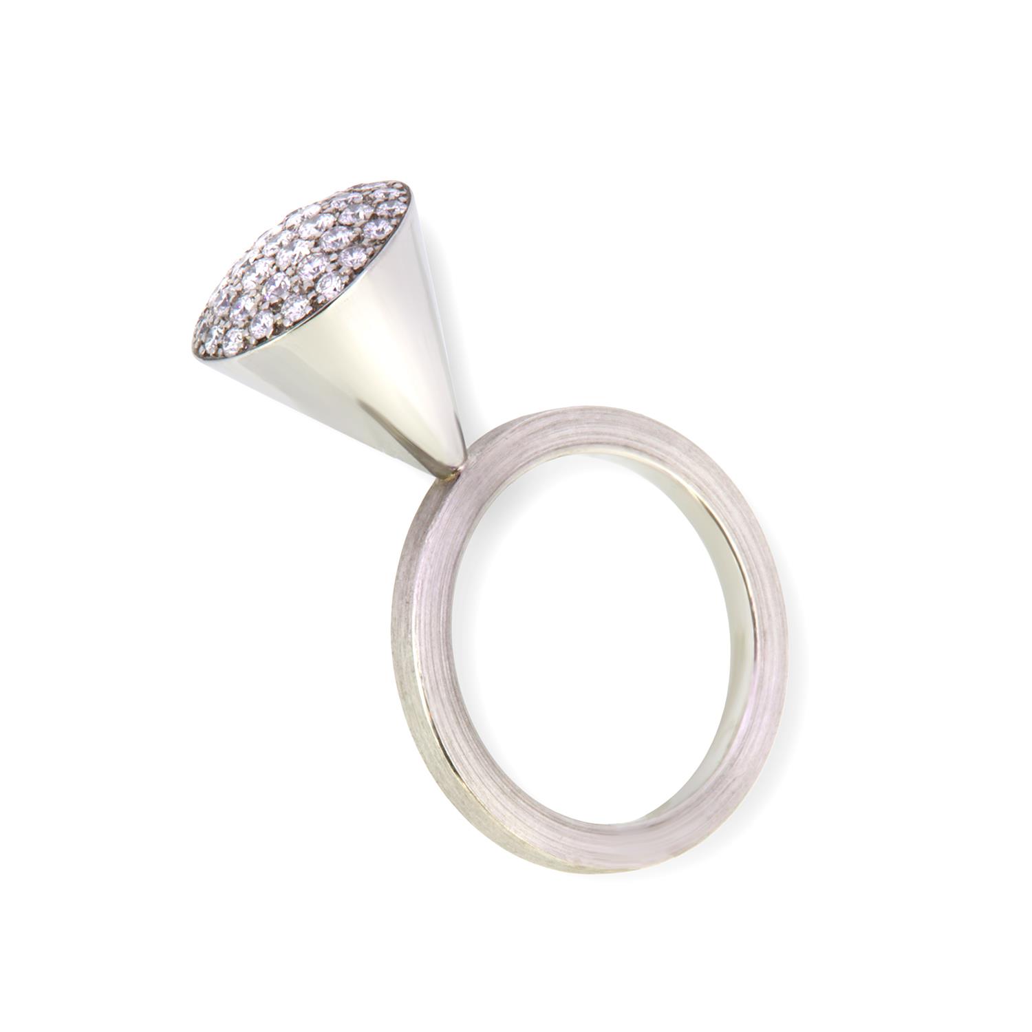 Ring 14kt Palladiumweißgold - GalerieVoigt - E3R5512