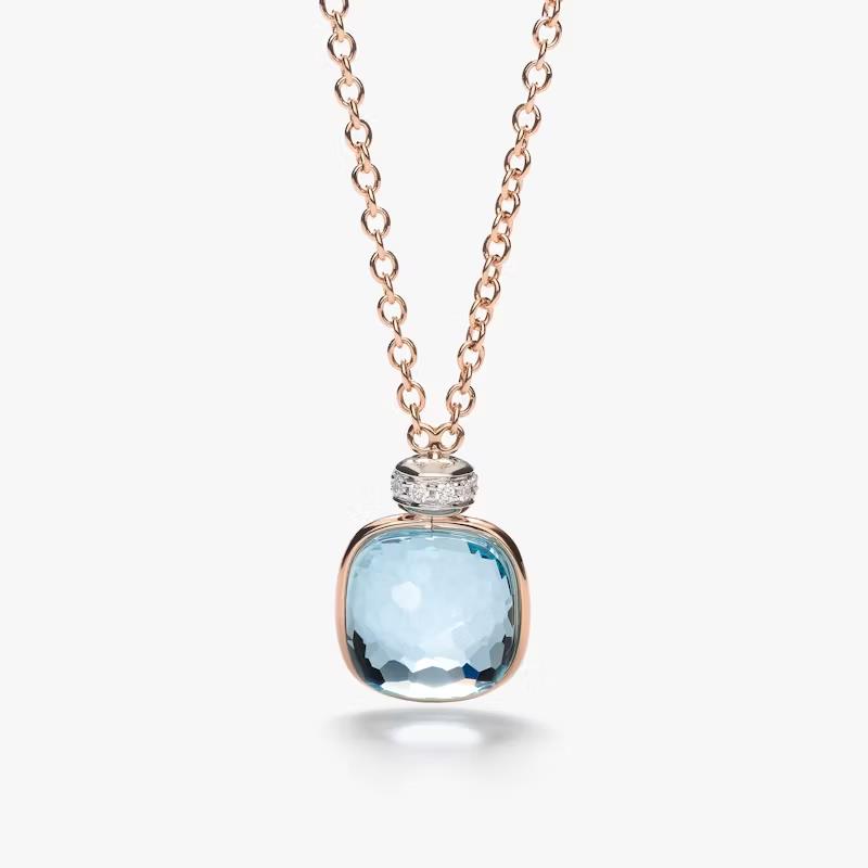 Kette Nudo Sky Blue Topas 46cm - Pomellato - PCC2022O6WHRDB0OY46