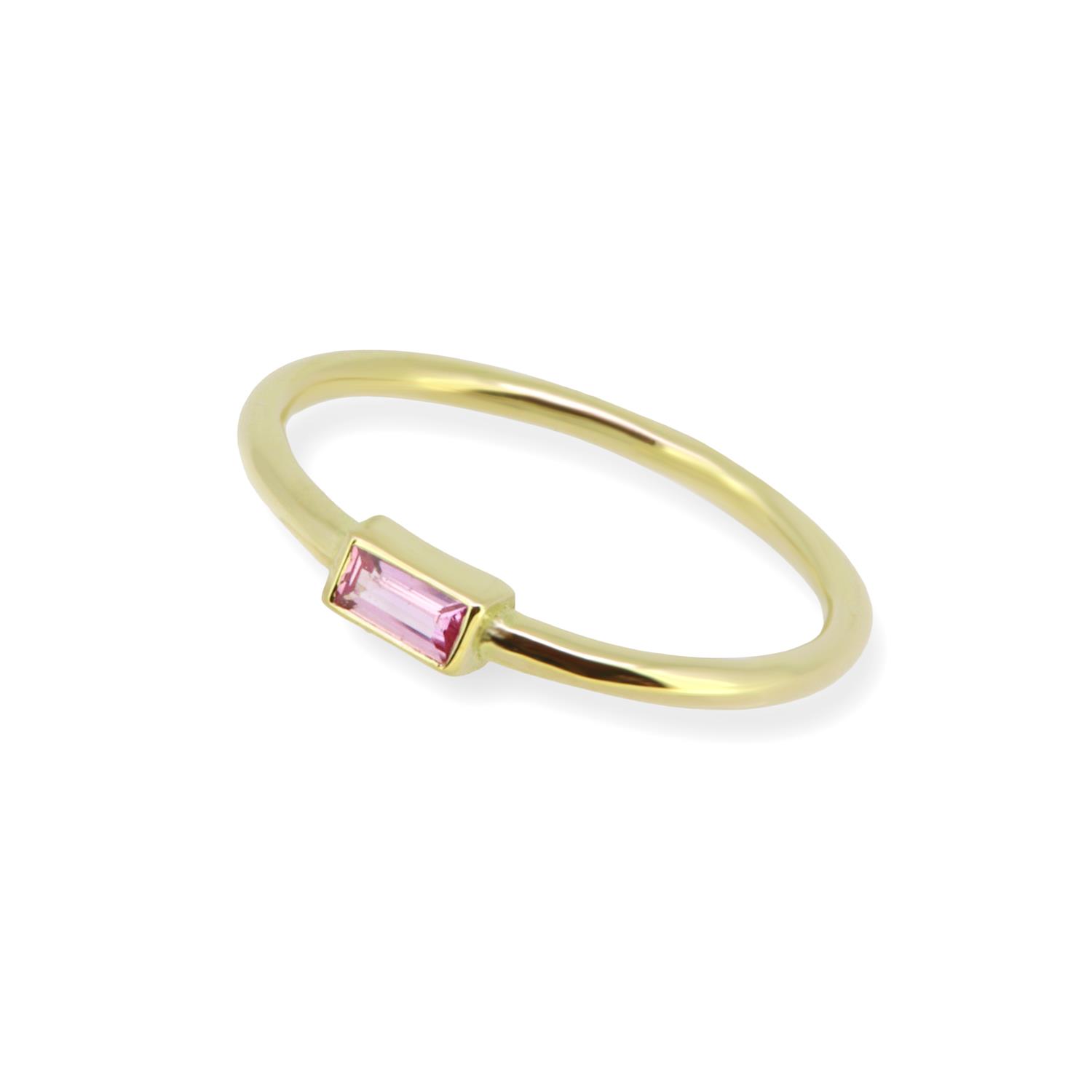 Ring Saphir pink 18K Gelbgold - Lefteris Margaritis - RG0236Spink