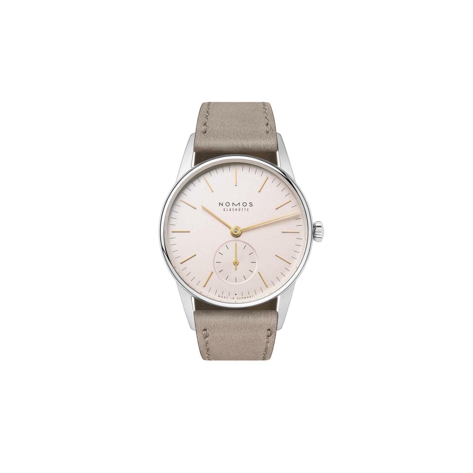 325 Orion rosé 33mm Glasboden - NOMOS Glashütte - U-325
