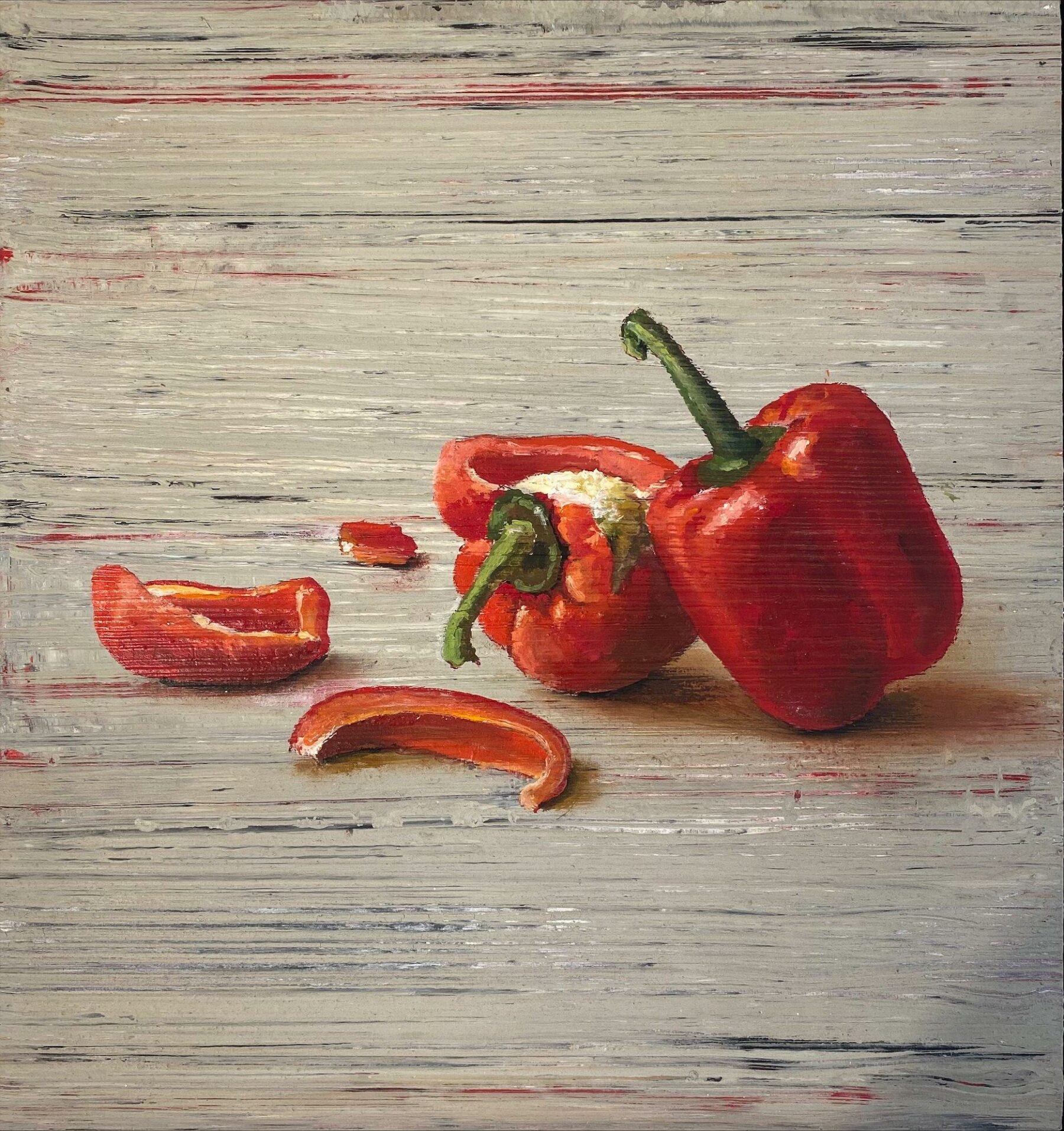 Zwei rote Paprika - Lauterjung, Michael - k-2507ML01