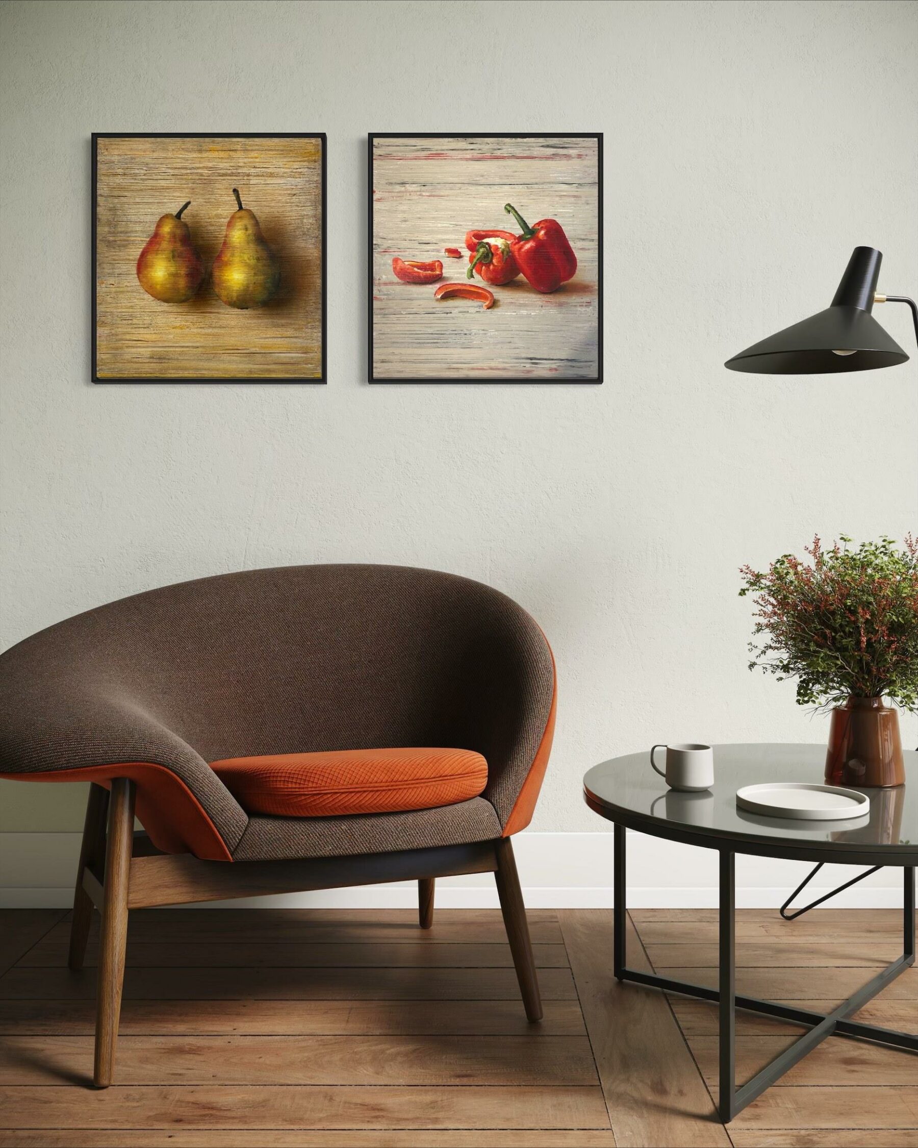 Zwei rote Paprika - Lauterjung, Michael - k-2507ML01