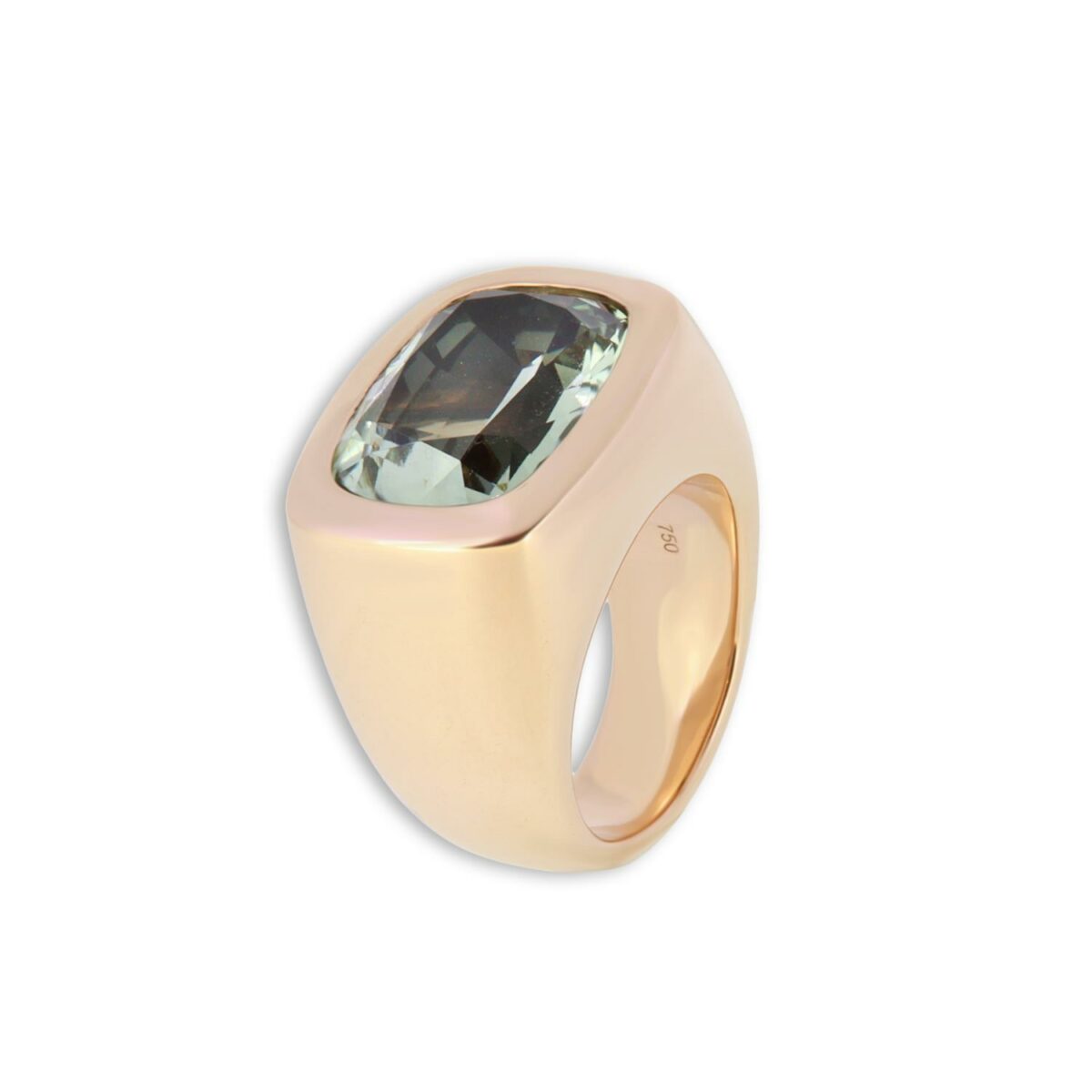 Ring Prasiolith 18K Roségold - Scheffel - 303770RAG