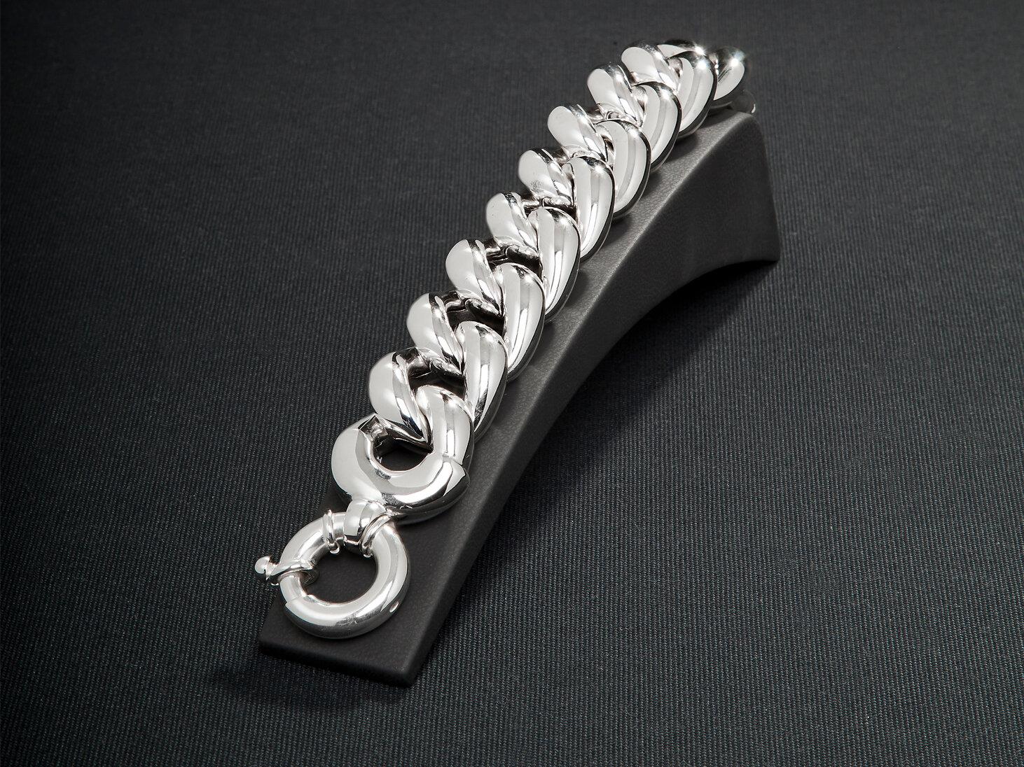 Armband Rundpanzer 925 Silber - Emil Brenk - 947.6410.18