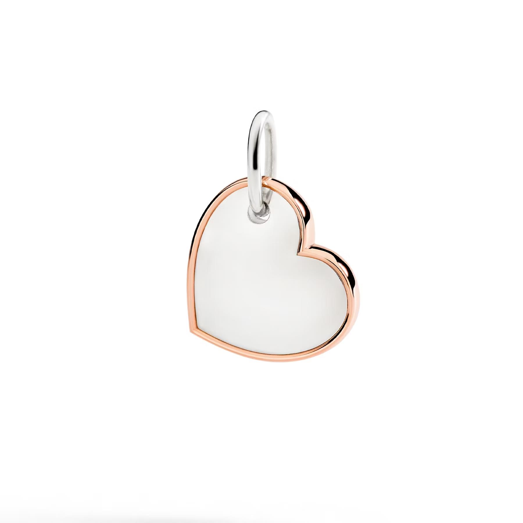 Anhänger Herz XL Roségold Silber - Dodo - DMC5024CUORL0009A