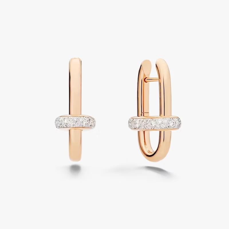 Ohrringe Iconica Roségold Diamanten - Pomellato - POC5060O7WHRDB000