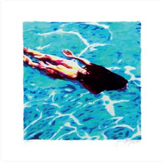 MINI WOMAN IN WATER 3 - Gill, James Francis - k-2509GIL02