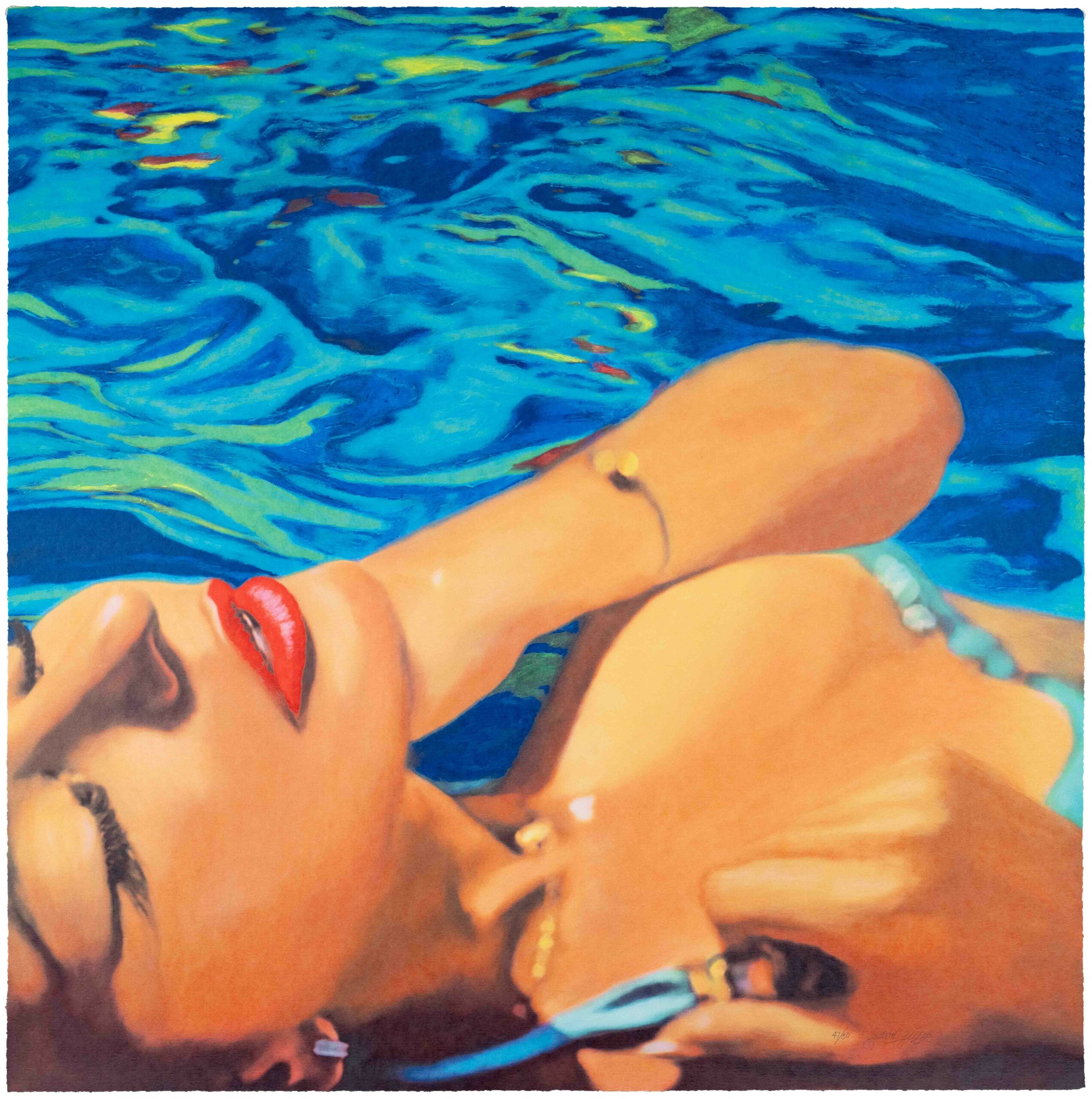 WOMAN IN WATER - SERENE MUSE - Gill, James Francis - k-2509GIL04