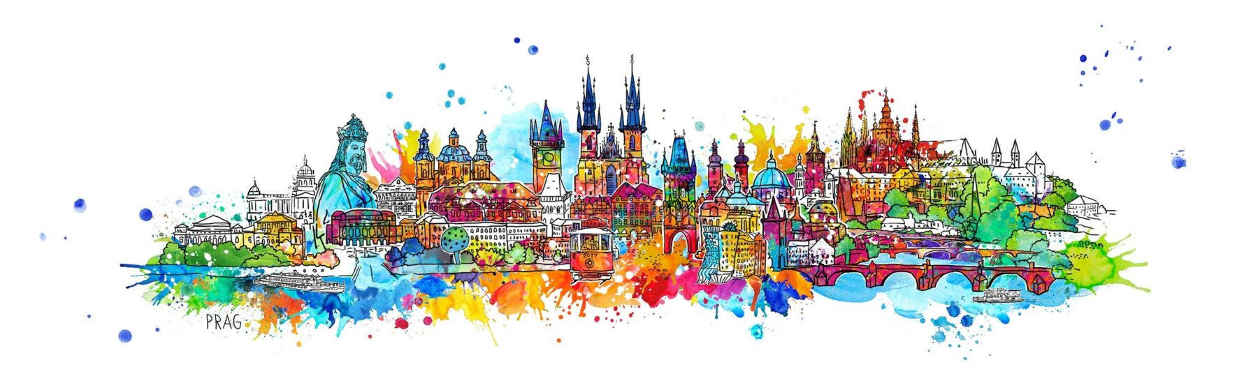 Happy Skyline PRAG - Osten, Birgit - k-BO200