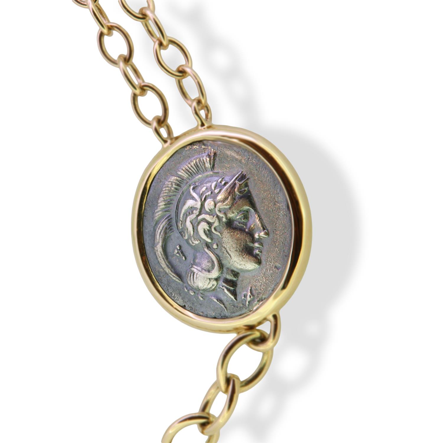 Armband Münze Löwe Artemis 18K Roségold - TwentyTen - 12771