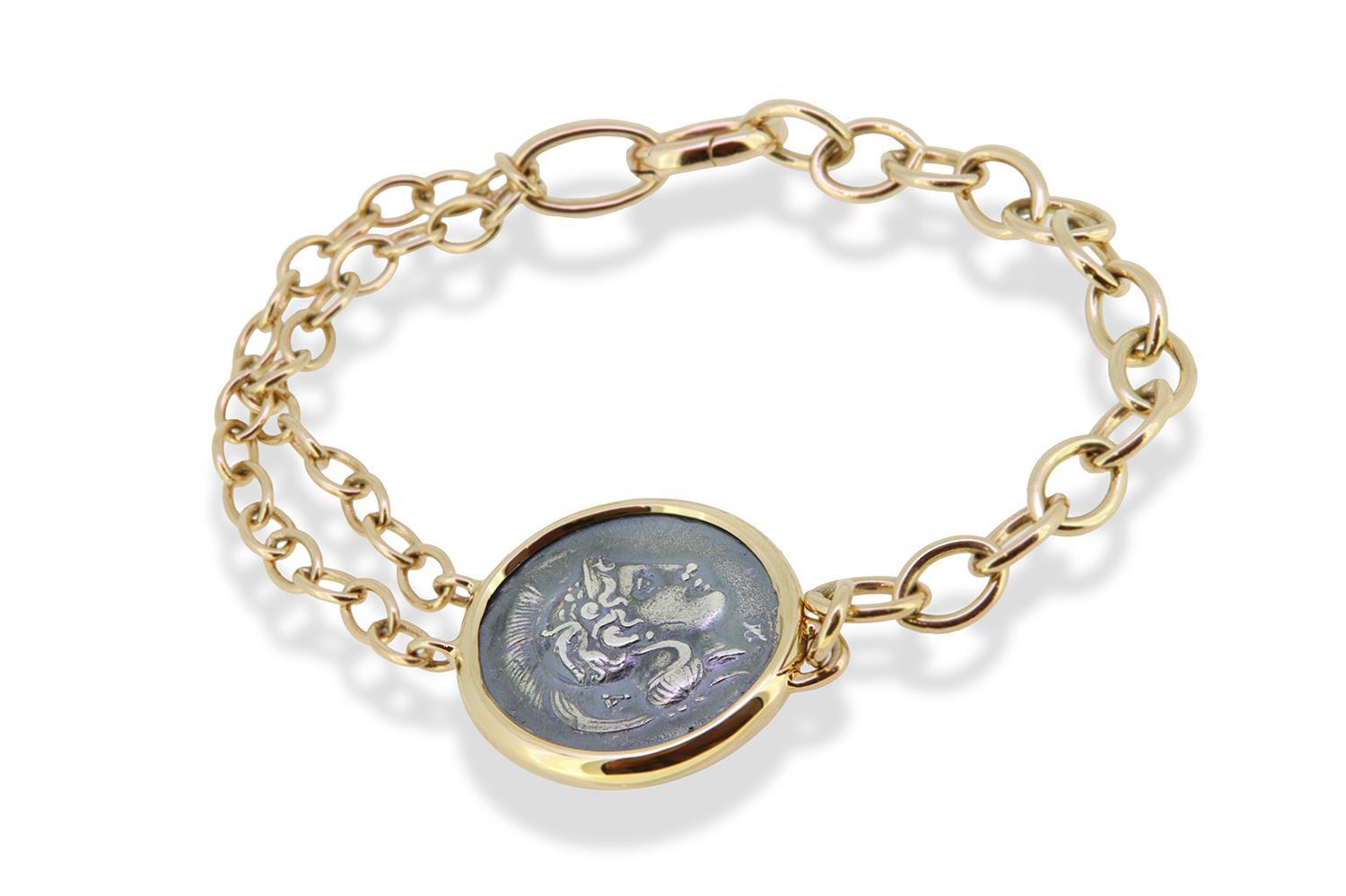 Armband Münze Löwe Artemis 18K Roségold - TwentyTen - 12771