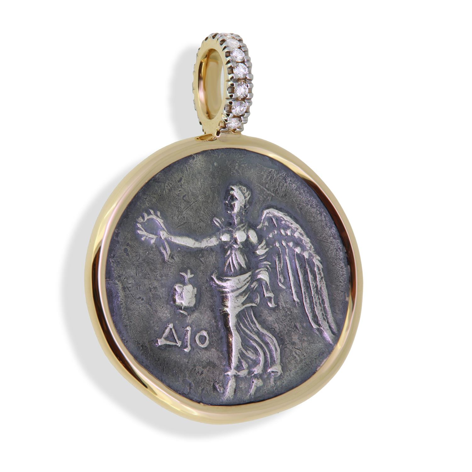 Anhänger Münze Nike Athena 18K Roségold - TwentyTen - 12844