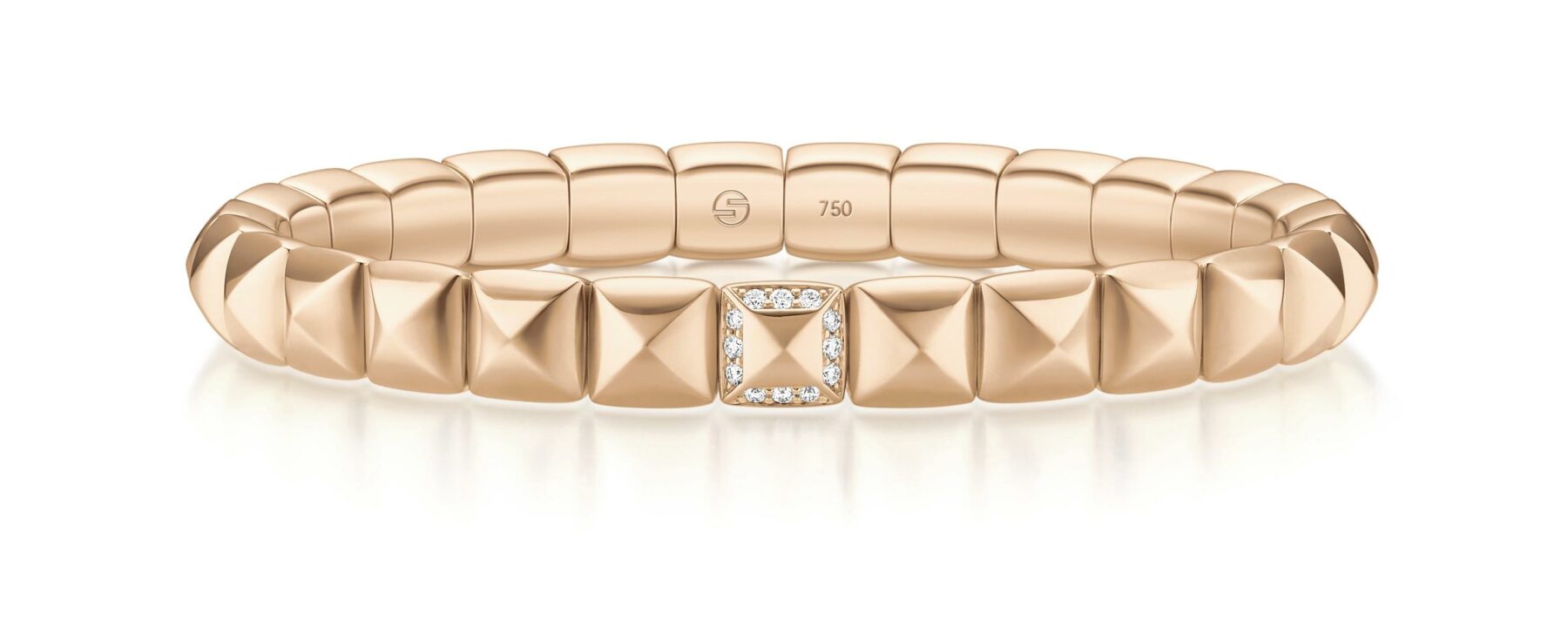 Armband Rivetto Stretch 18K Roségold - Scheffel - 30RA71AR