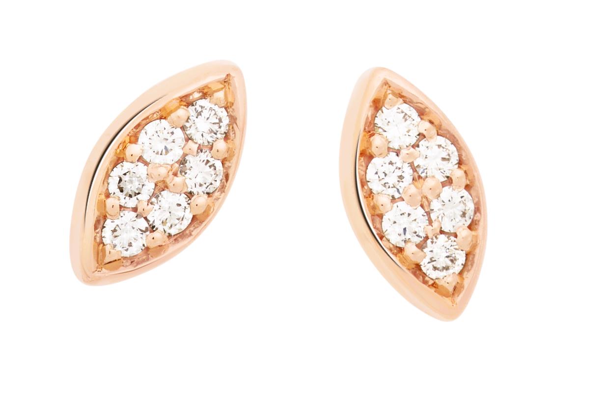 Ohrstecker Poppy 18K Roségold Brillanten - Bron - 8OR4914BR