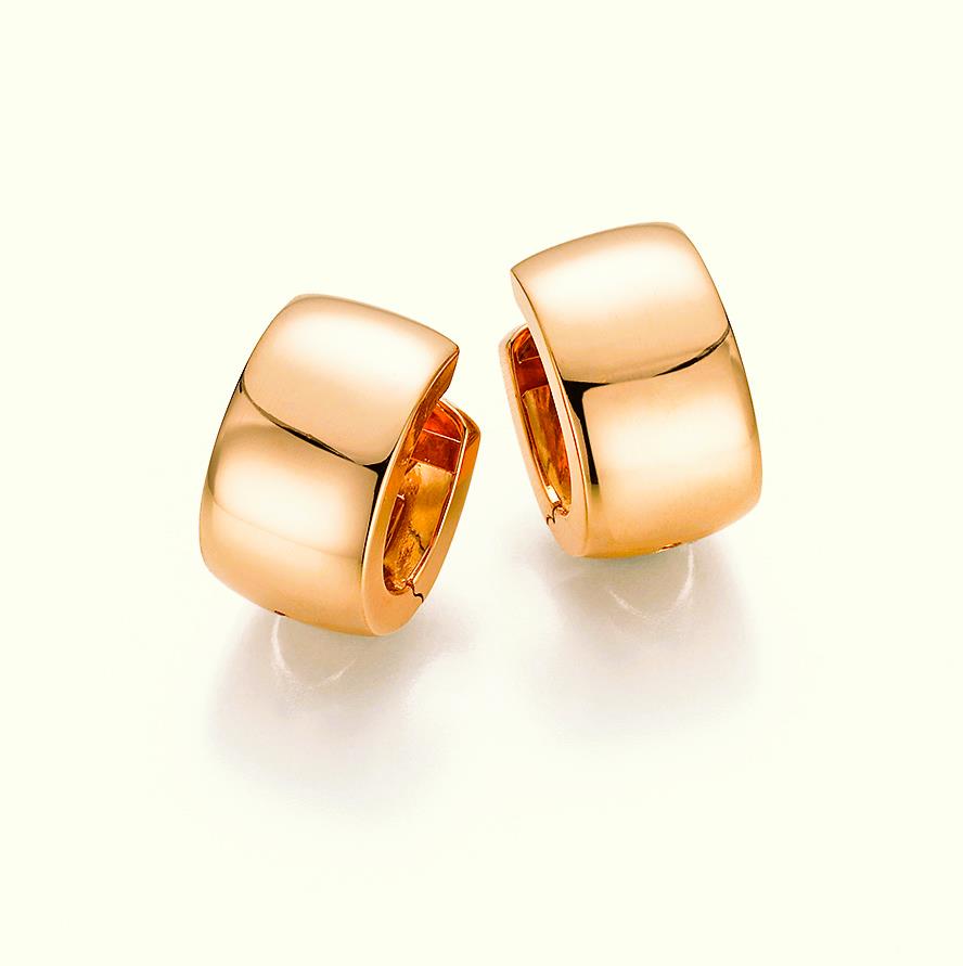 Creolen breit 18K Gelbgold - Clioro - 93433.7000