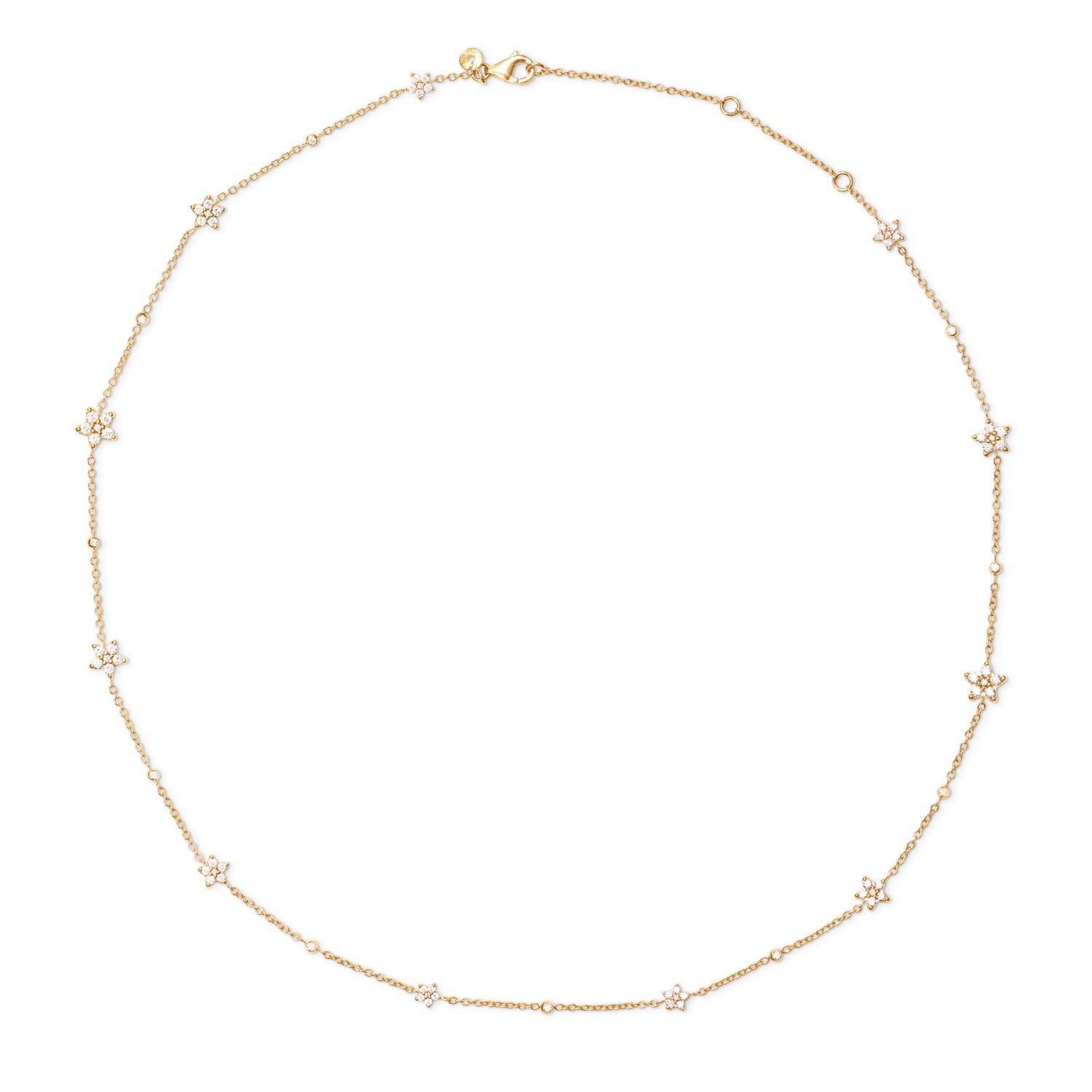 Kette Shooting Stars Diamanten Gelbgold - Ole Lynggaard - A2858-408