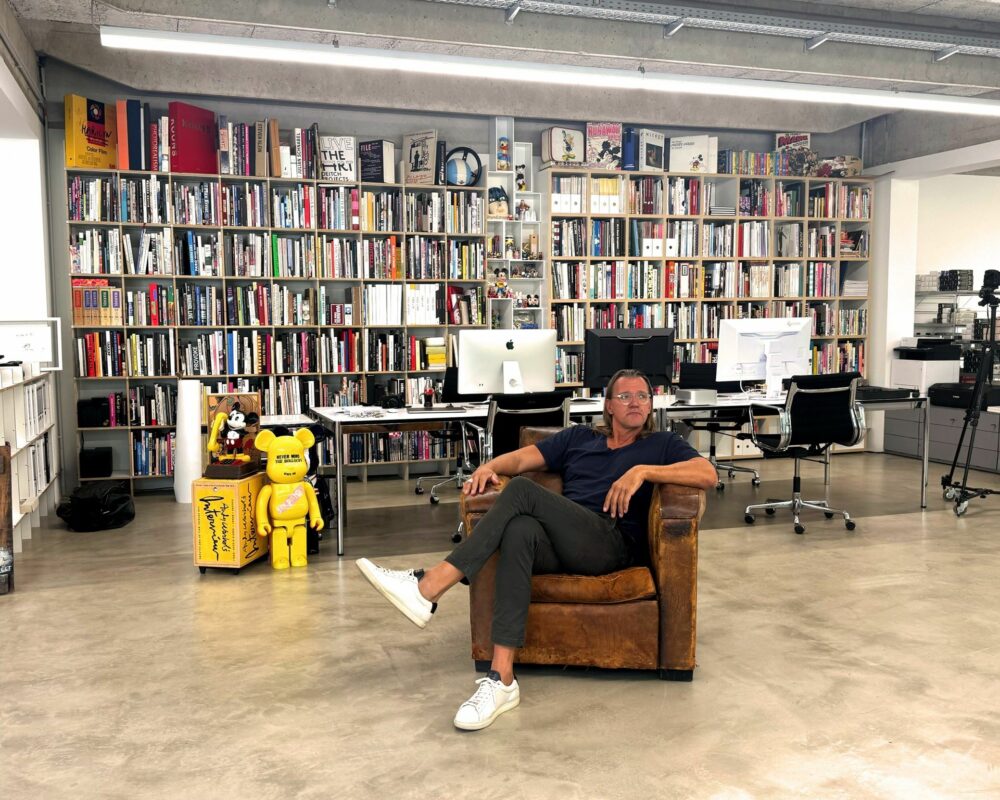 Jörg Döring in seinem Atelier