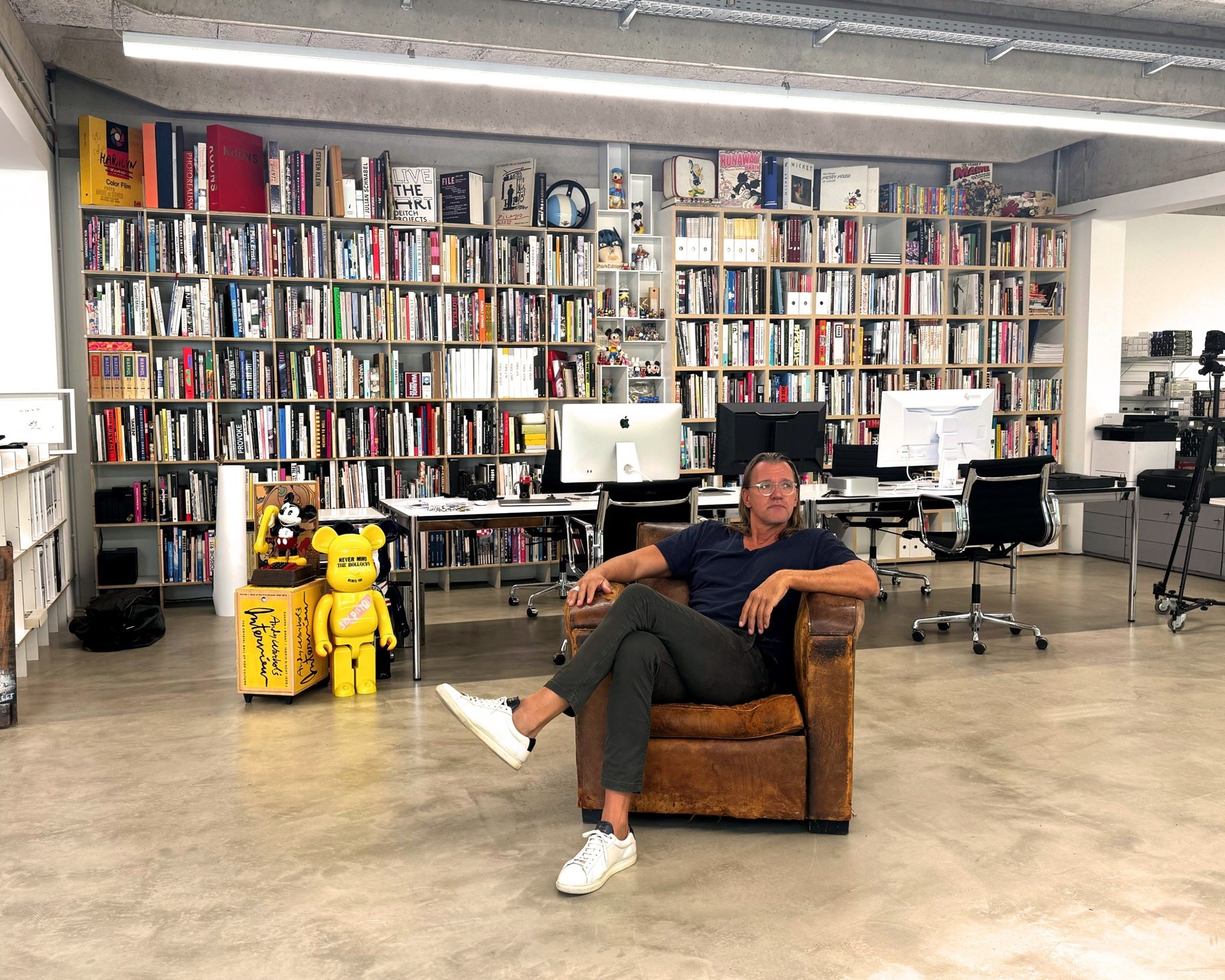 Jörg Döring in seinem Atelier