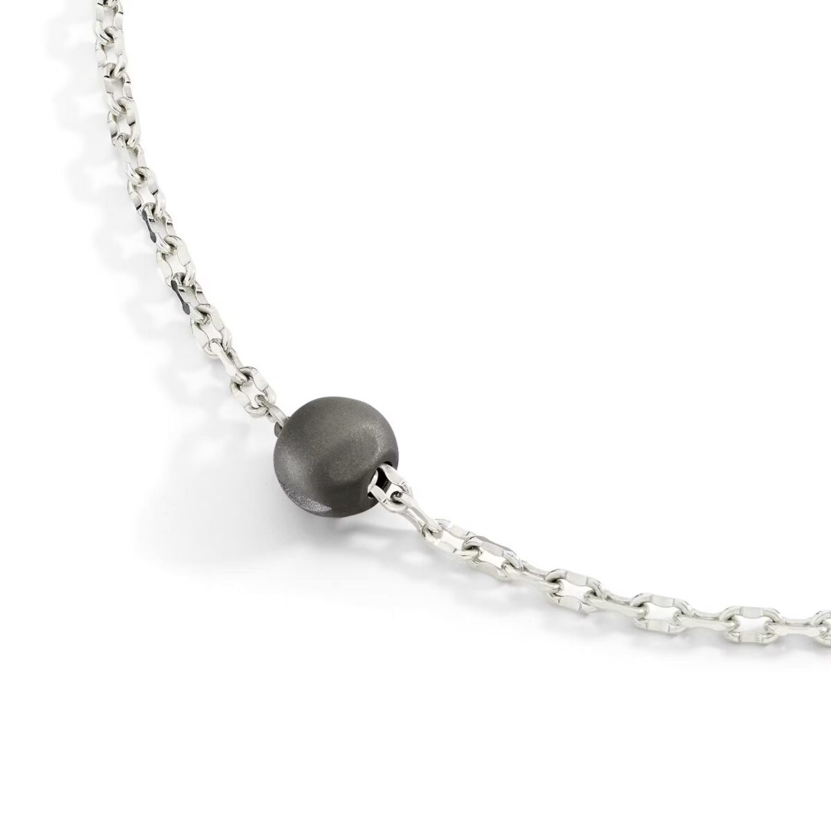 Kette Pepita 925 Silber Titan - Dodo - DCC5006PEPIT0AGTI50