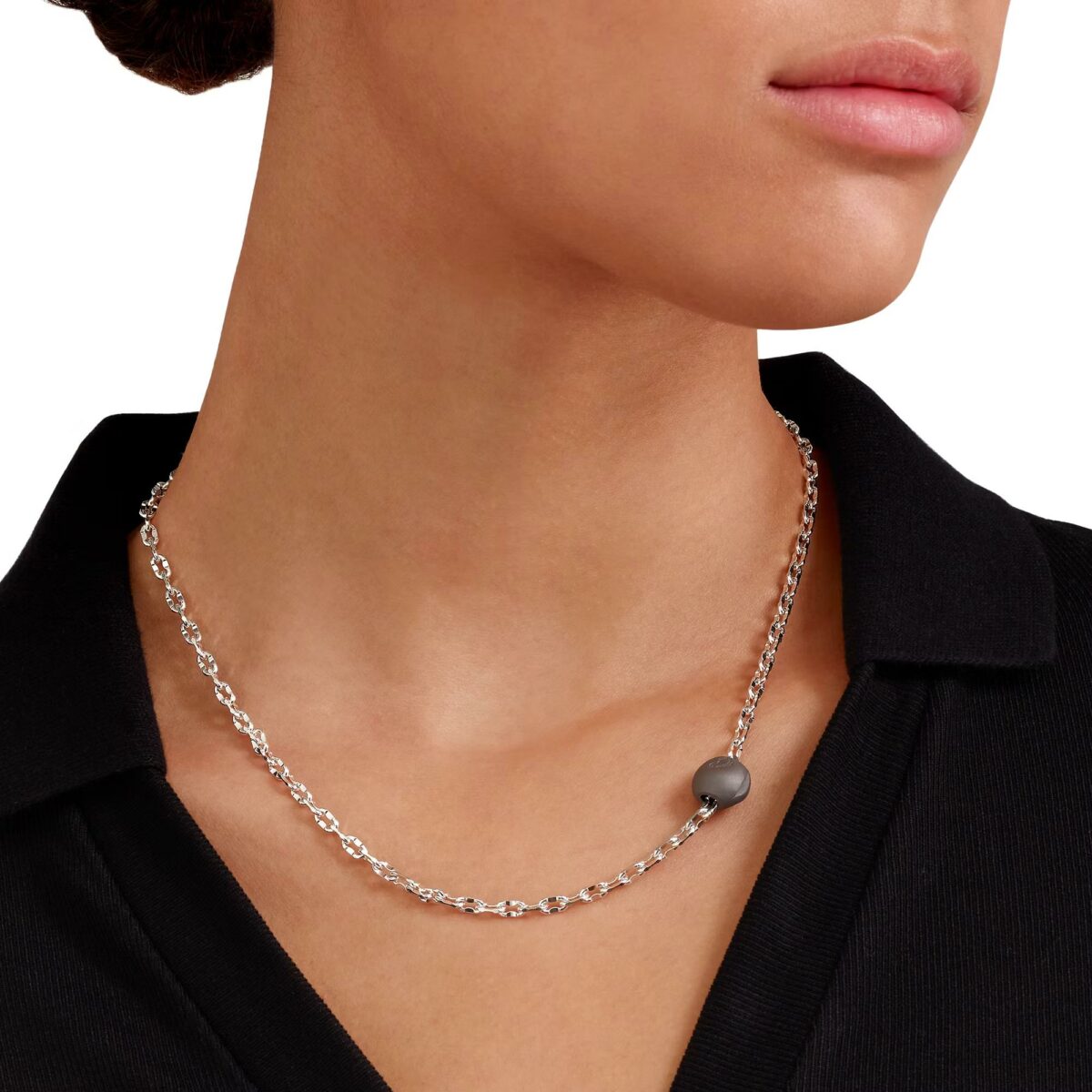 Kette Pepita 925 Silber Titan - Dodo - DCC5006PEPIT0AGTI50