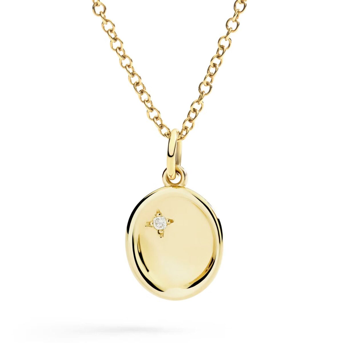 Anhänger Sigillo 9K Gelbgold Diamant - Dodo - DMC5020SIGNEDB09G