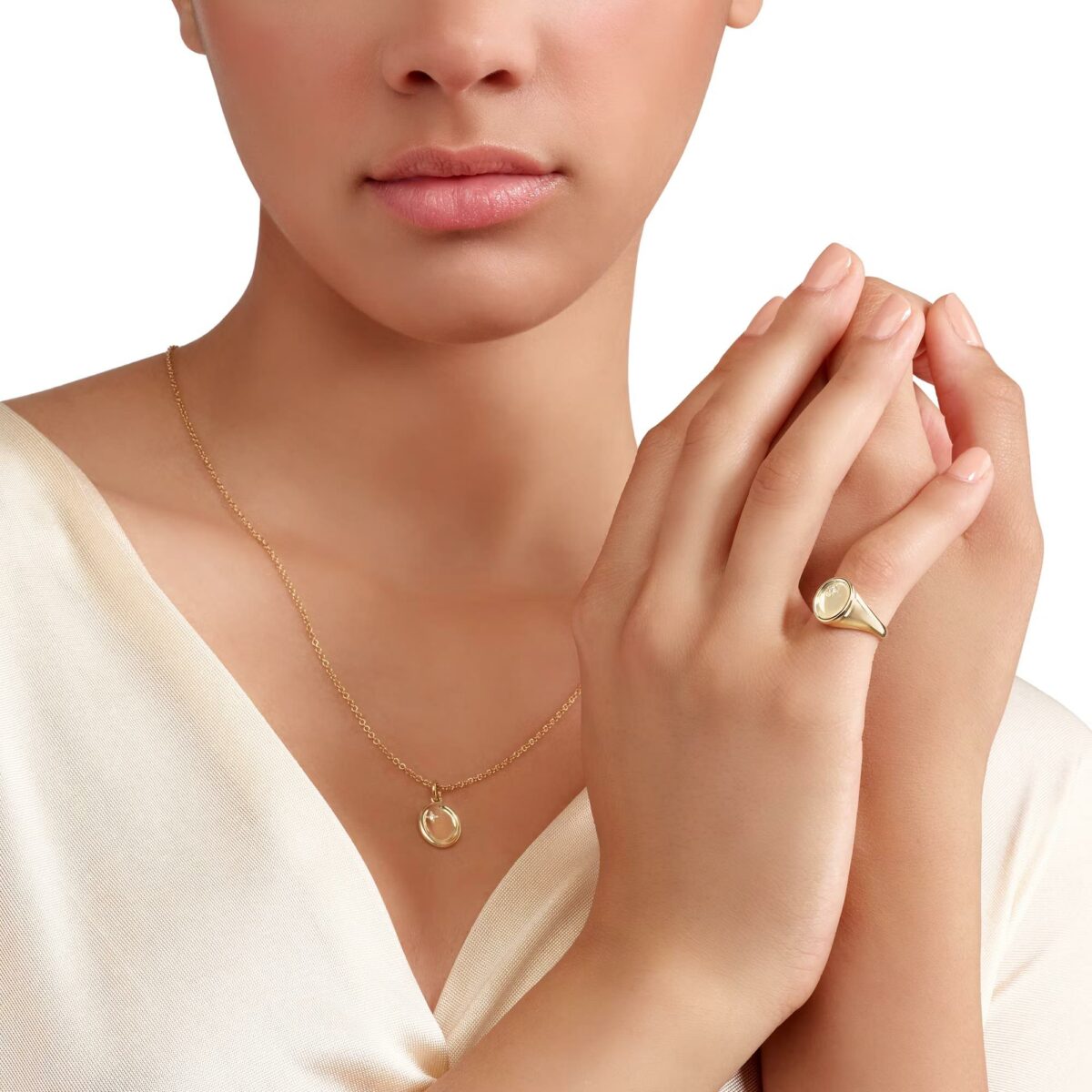 Anhänger Sigillo 9K Gelbgold Diamant - Dodo - DMC5020SIGNEDB09G