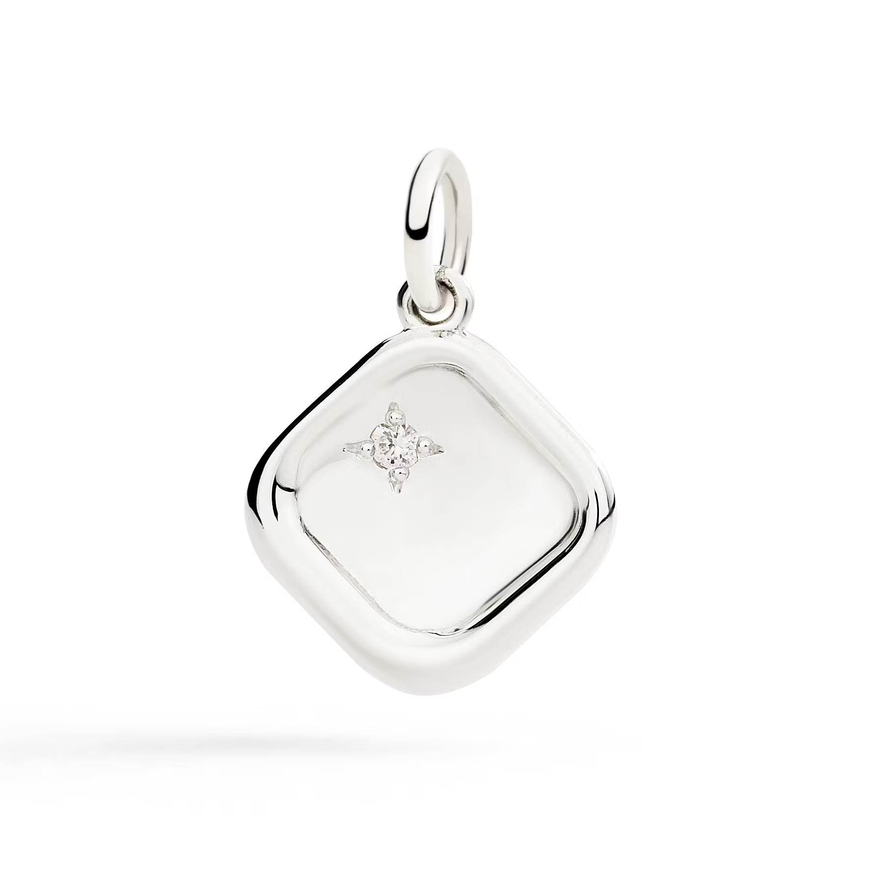 Anhänger Sigillo 925 Silber Diamant - Dodo - DMC5021SIGNEDB0AG