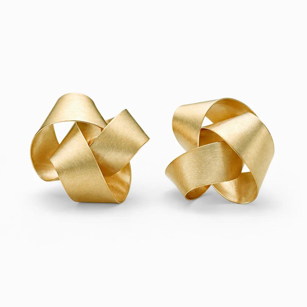 Paar Ohrstecker Papyr 18K Gelbgold - Niessing - N184090gg6