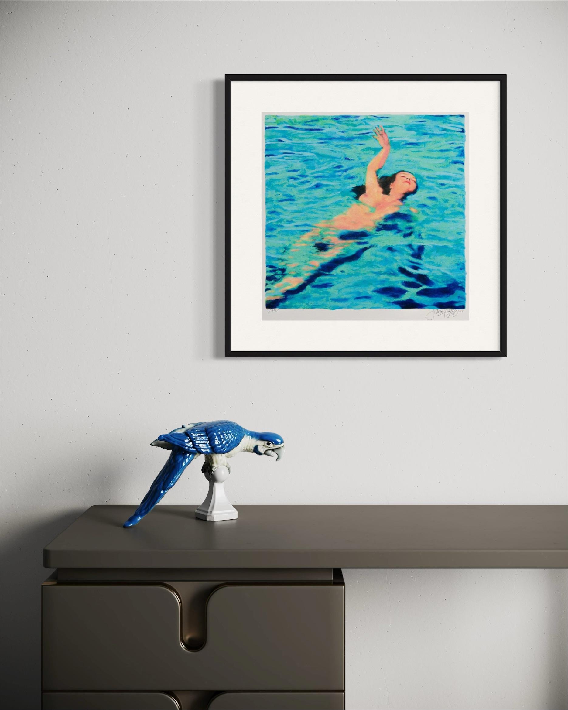 MINI WOMAN IN WATER 2 - Gill, James Francis - k-2509GIL01