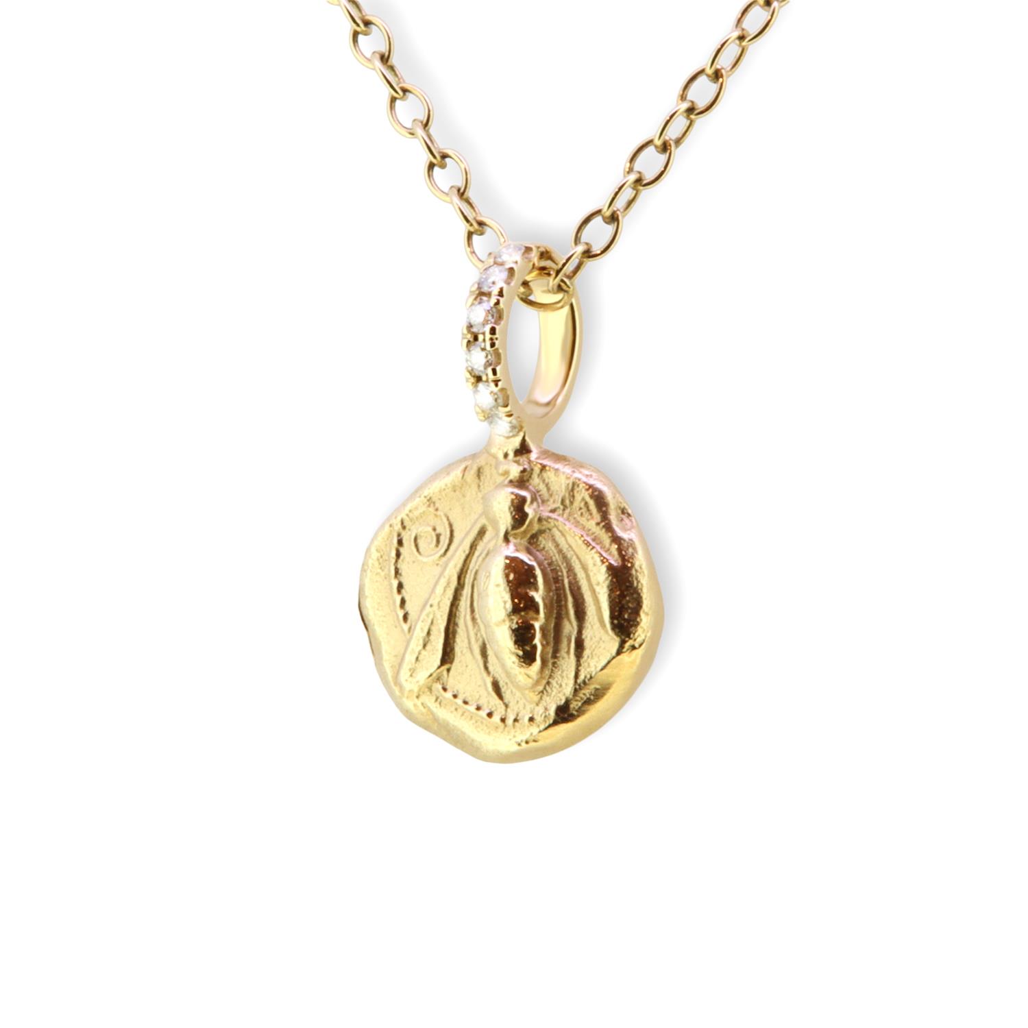 Anhänger Biene Münze 18K Roségold Diamanten - TwentyTen - 12858