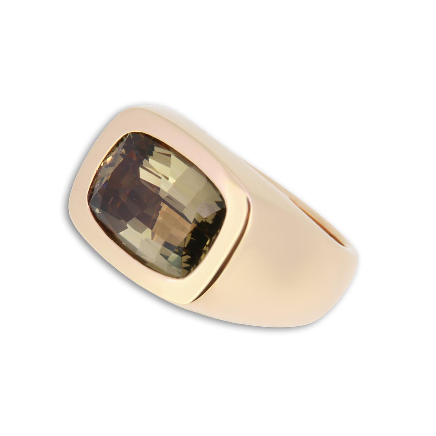 Ring Rauchquarz 18K Roségold - Scheffel - 304109RRQ