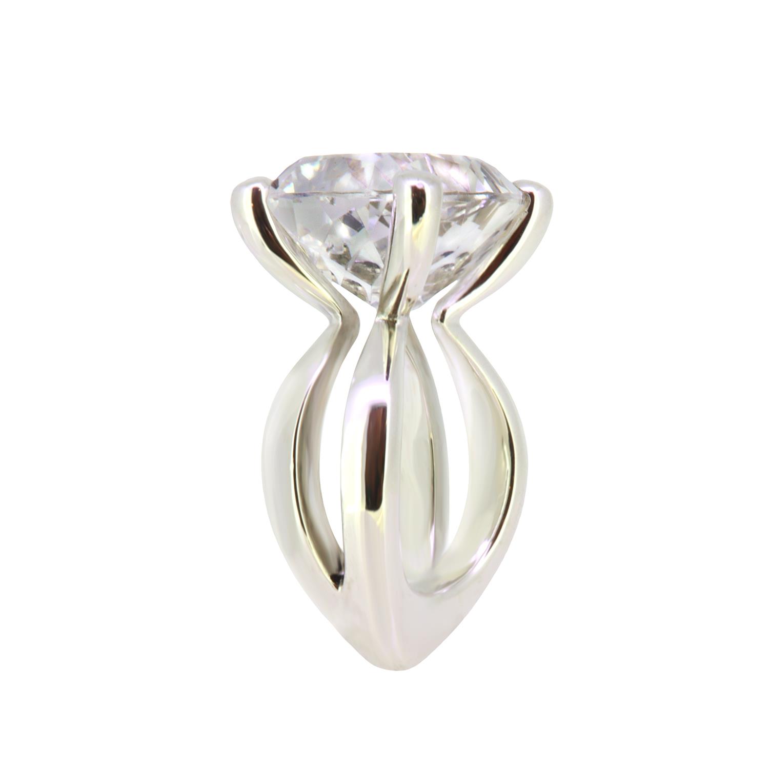 Ring Bergkristall 925 Silber - Individuelle Marken - 425hell01-1