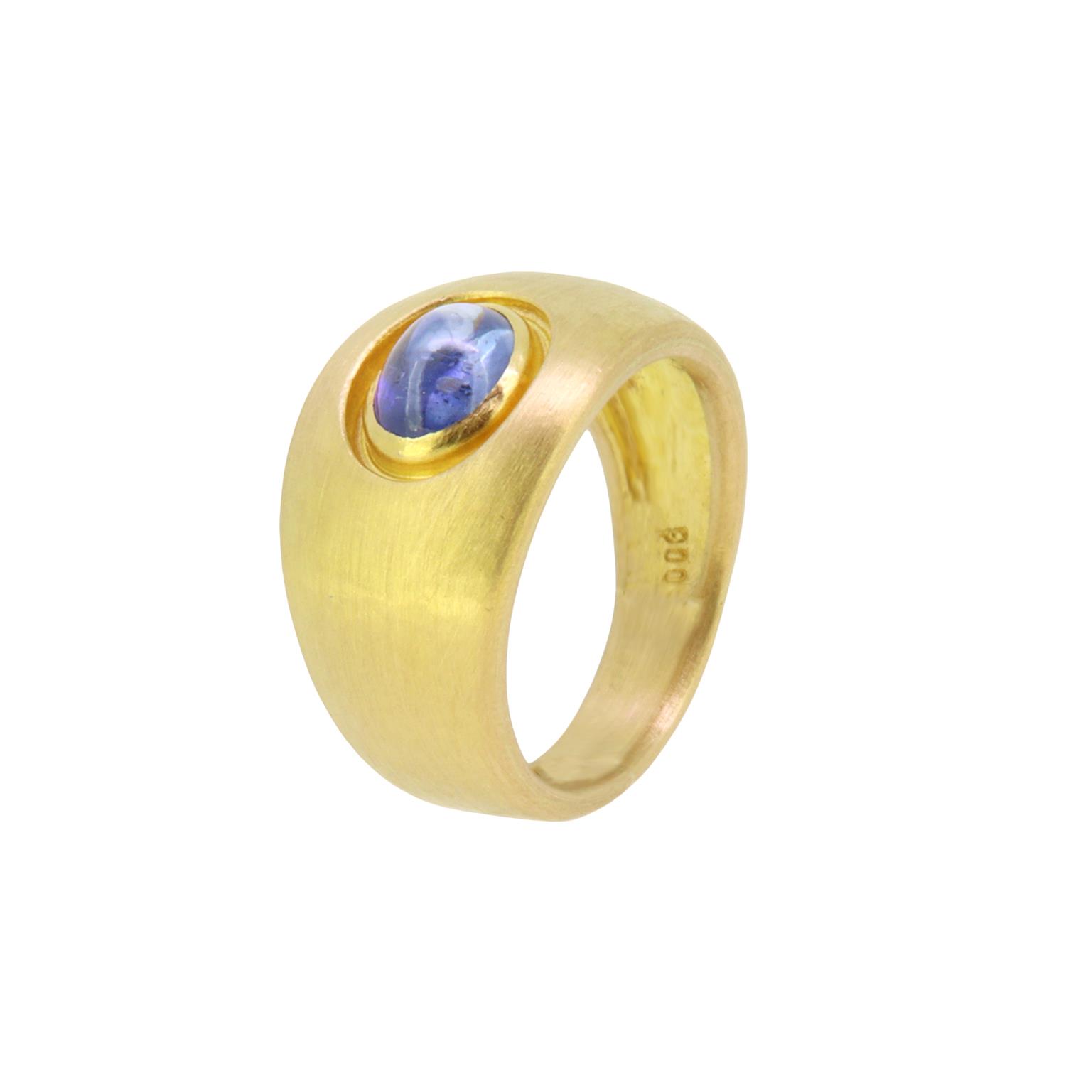 Ring 900 Gold Saphir - Individuelle Marken - 425sieb01-1