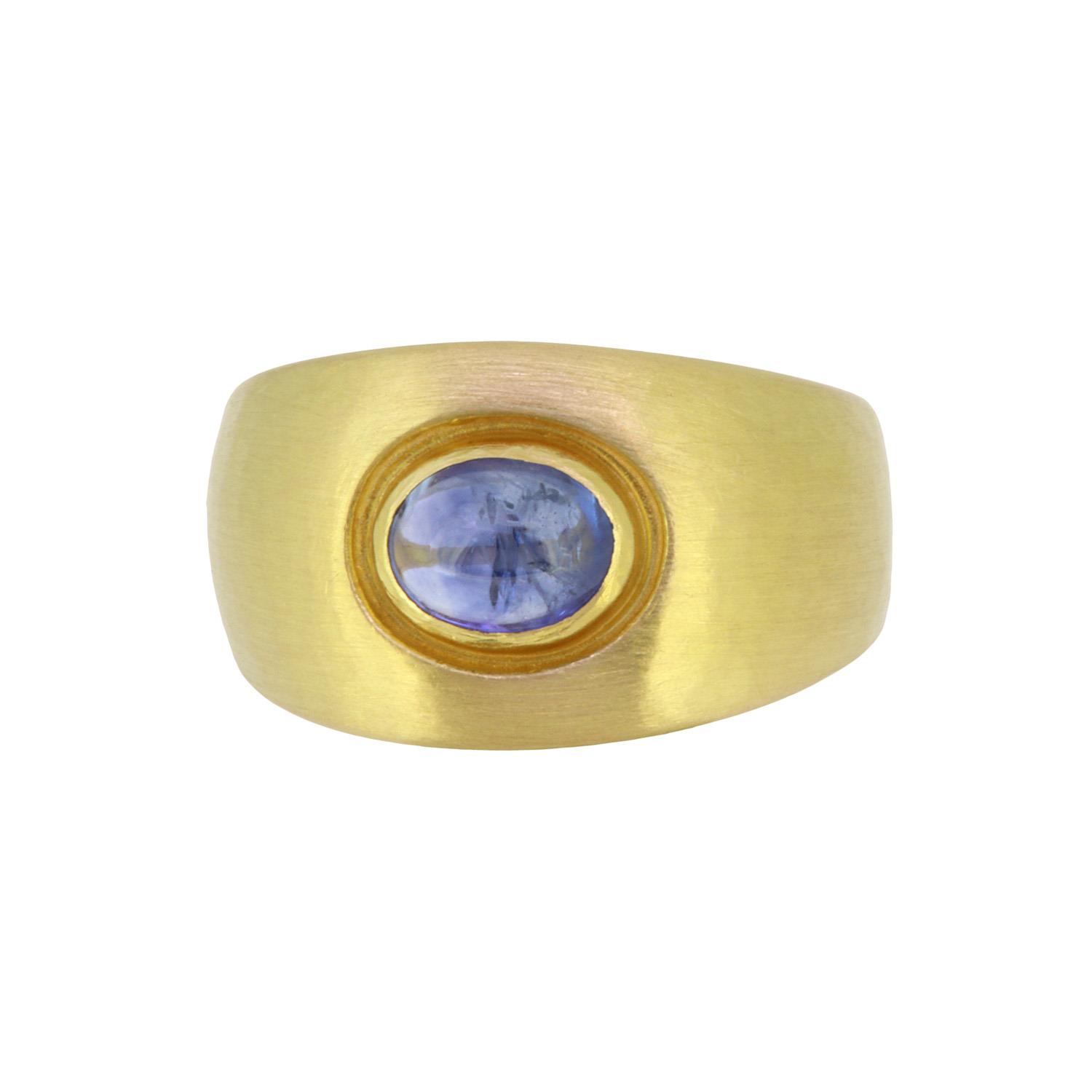 Ring 900 Gold Saphir - Individuelle Marken - 425sieb01-1