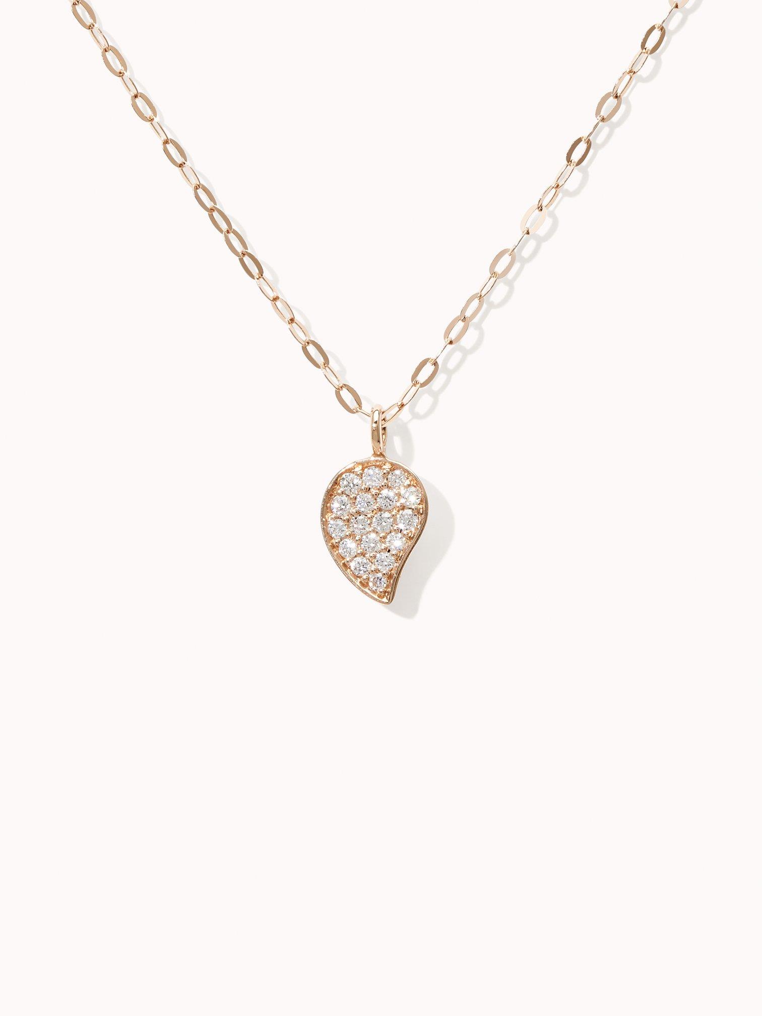 Kette Sparkle Drop 18K Roségold - Tamara Comolli - C-Spa-1-Dr-p-rg-45