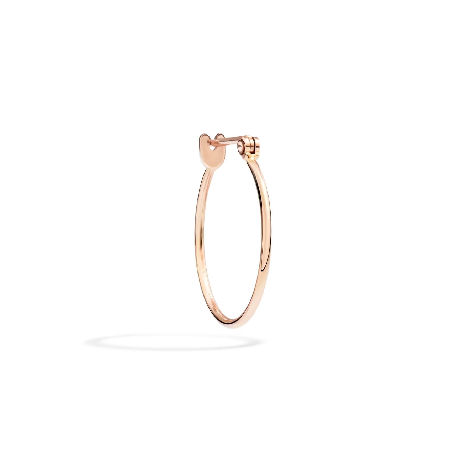 Einzelne Creole Essentials 9K Roségold - Dodo - DHA6001HOOPS0009R