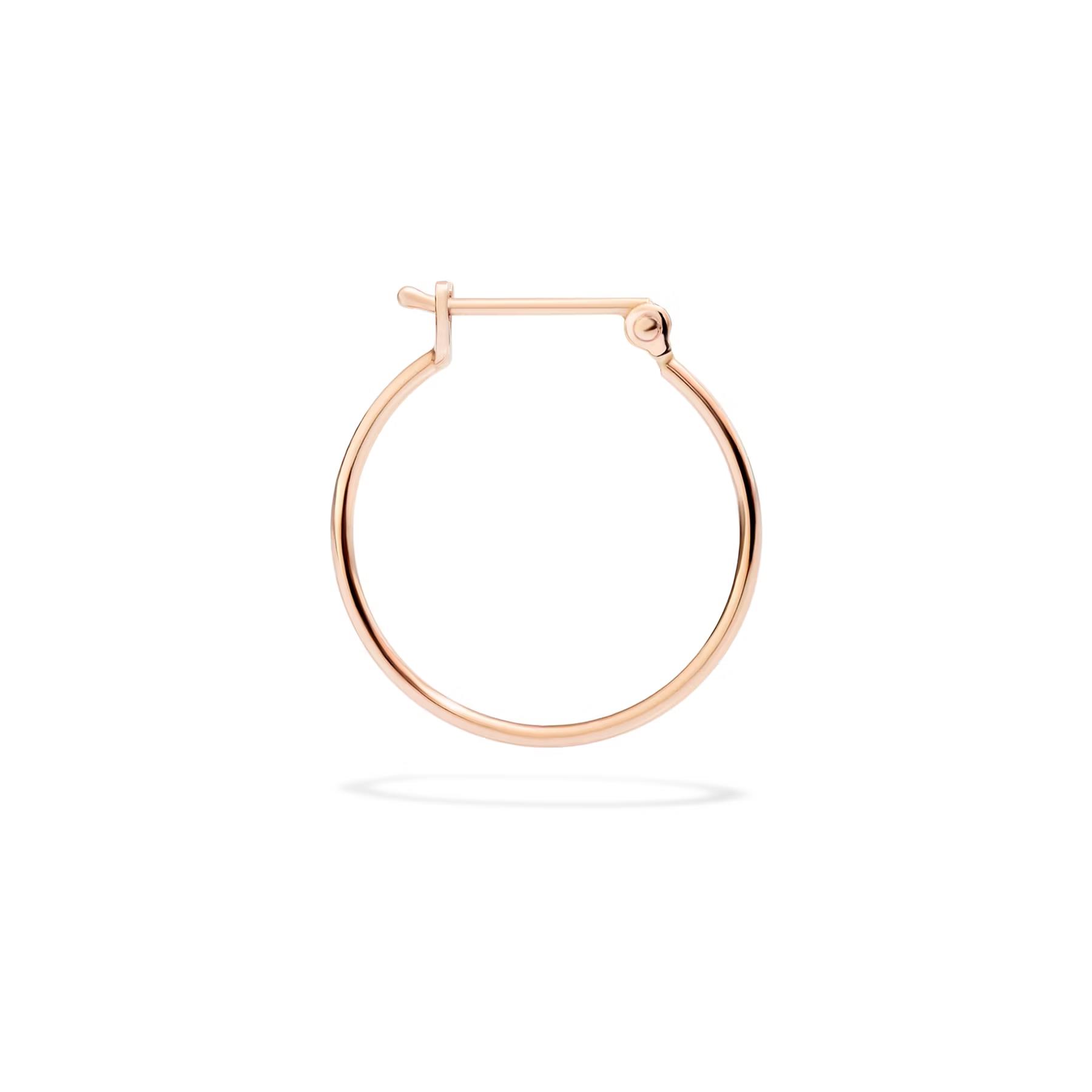 Einzelne Creole Essentials 9K Roségold - Dodo - DHA6001HOOPS0009R